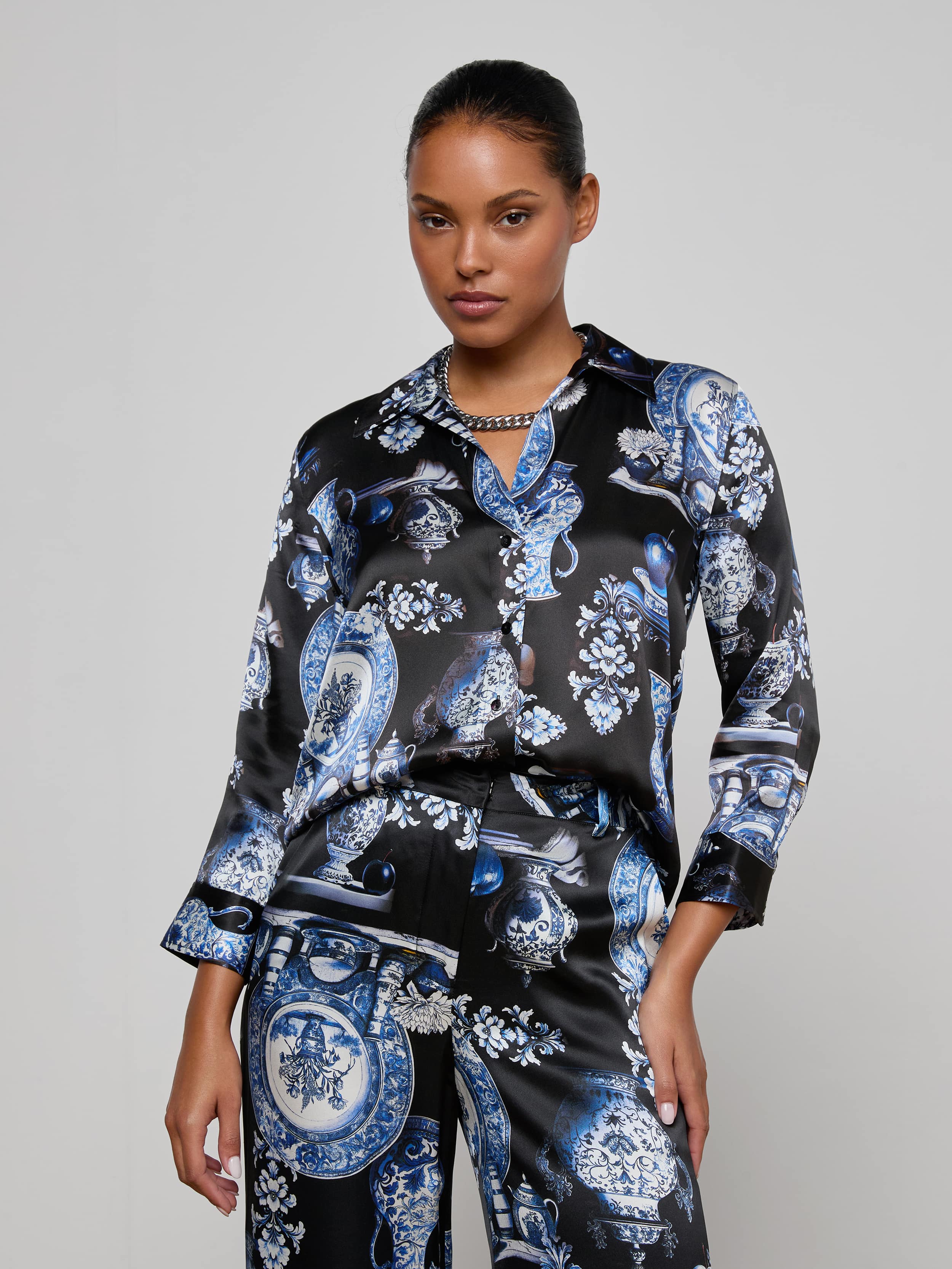 L'AGENCE - Dani Silk Blouse - Image 9