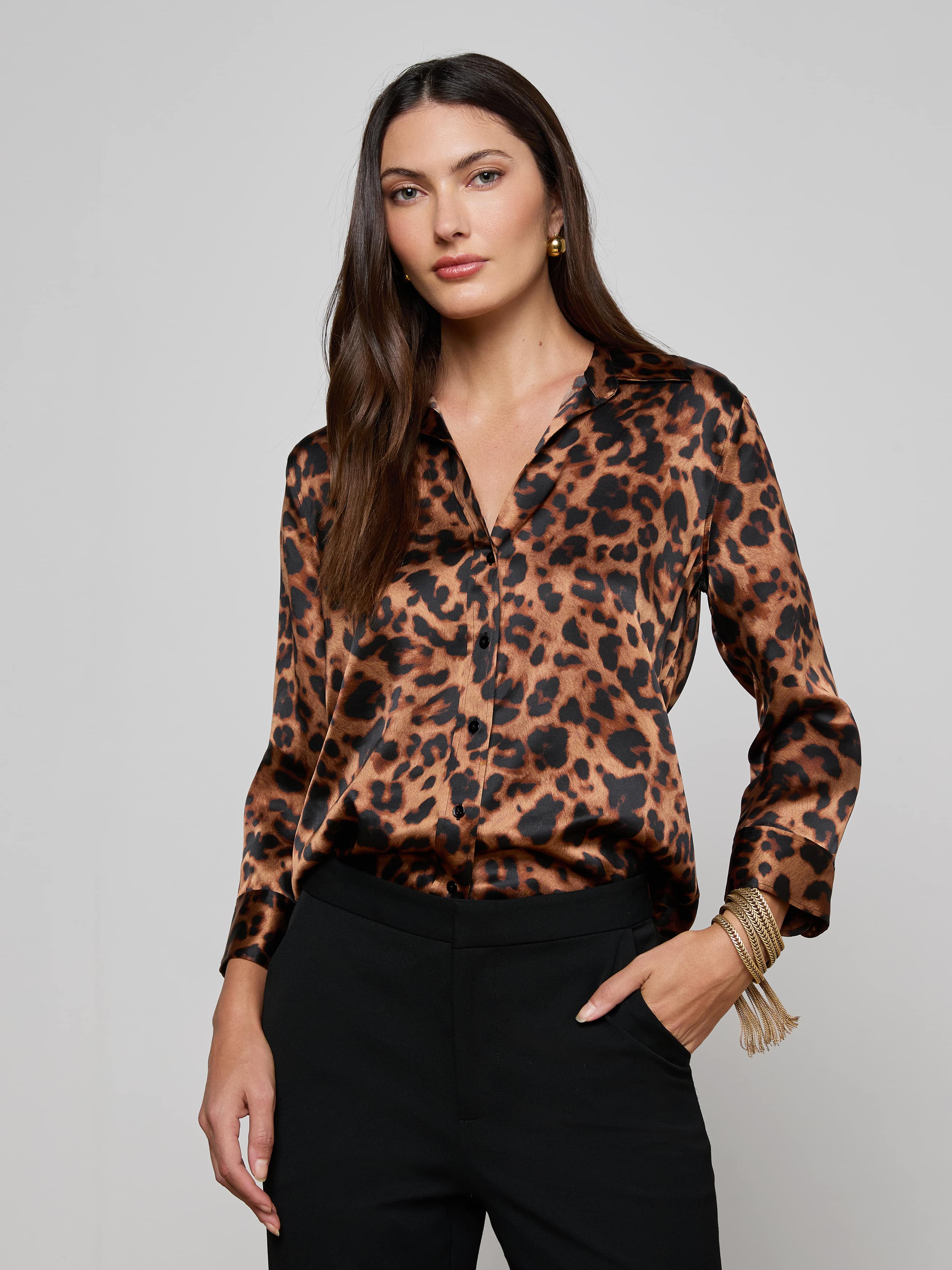 L'AGENCE - Dani Silk Blouse - Image 8