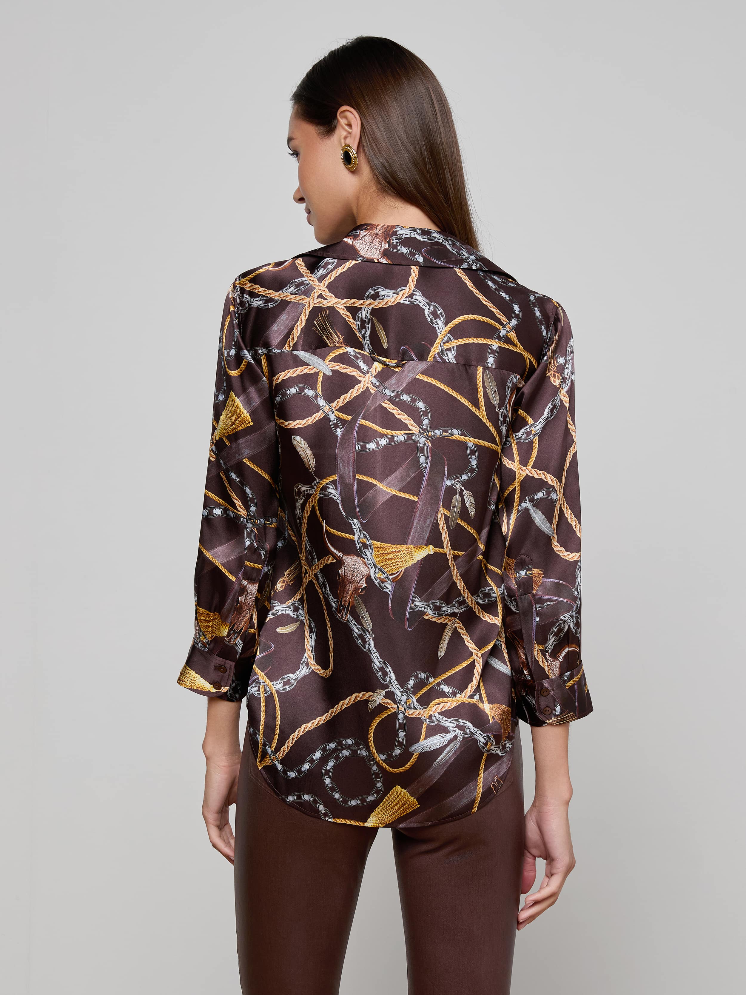 L'AGENCE - Dani Silk Blouse - Image 4