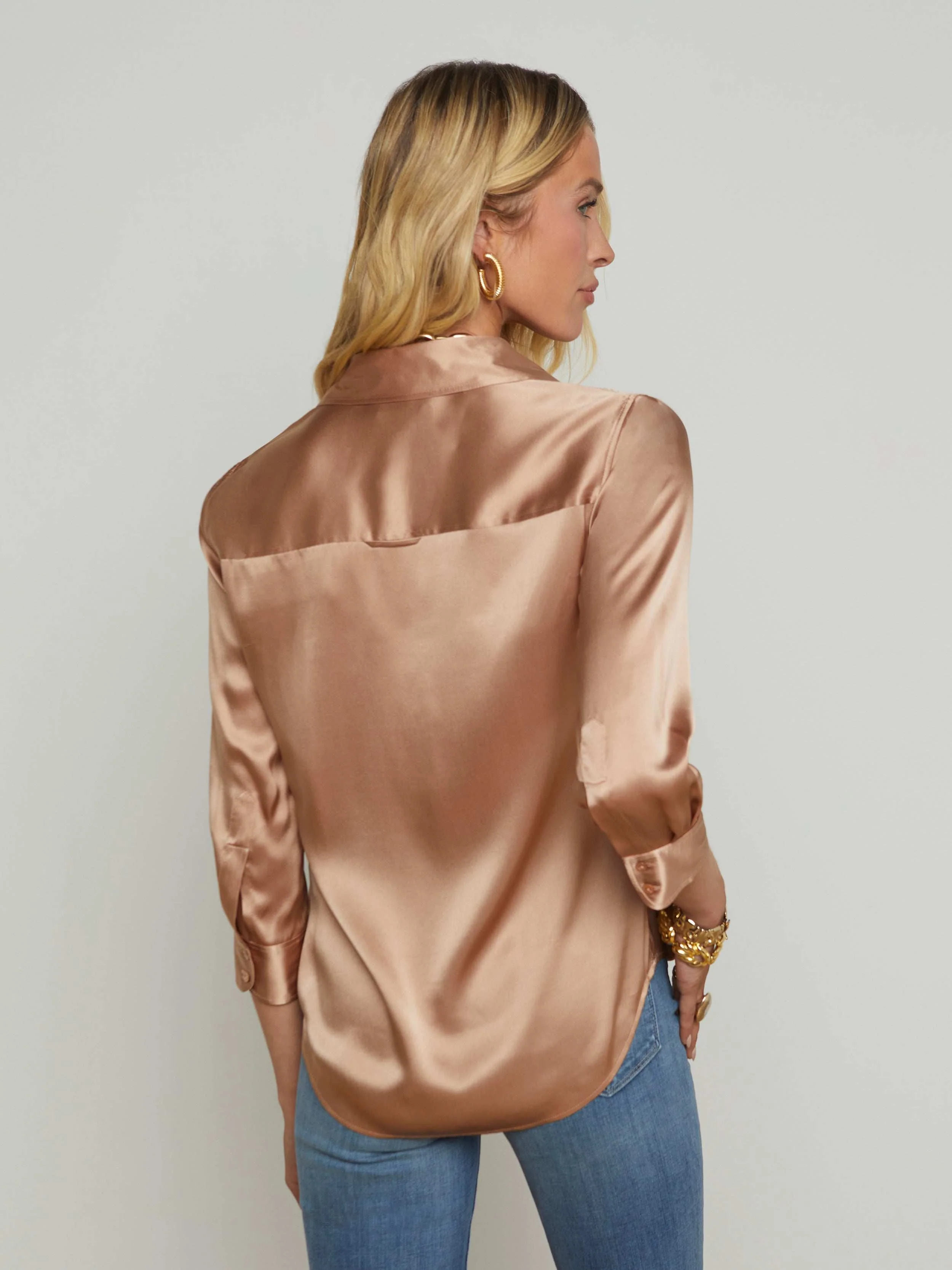 L'AGENCE - Dani Silk Blouse - Image 12