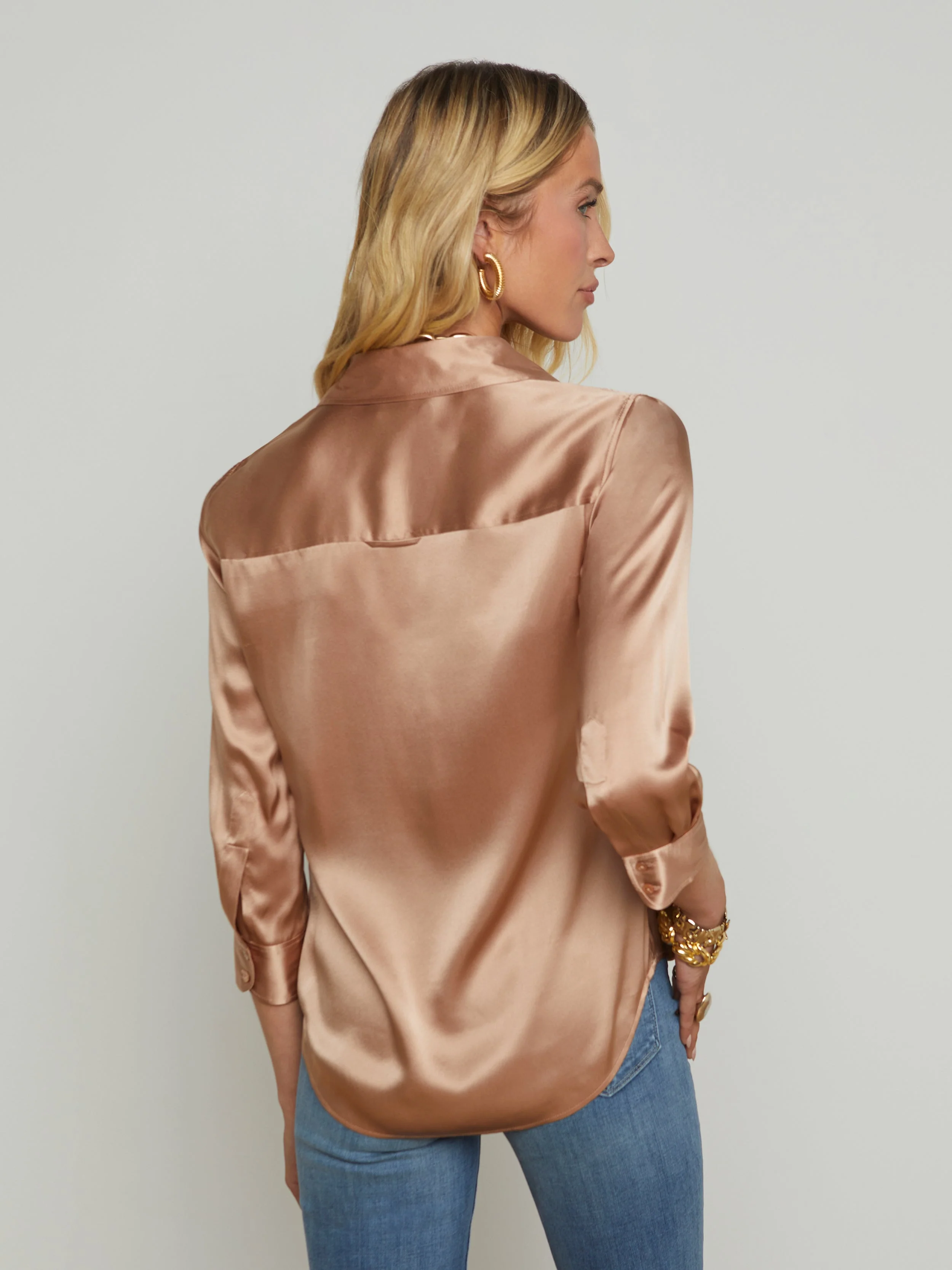 L'AGENCE - Dani Silk Blouse - Image 4