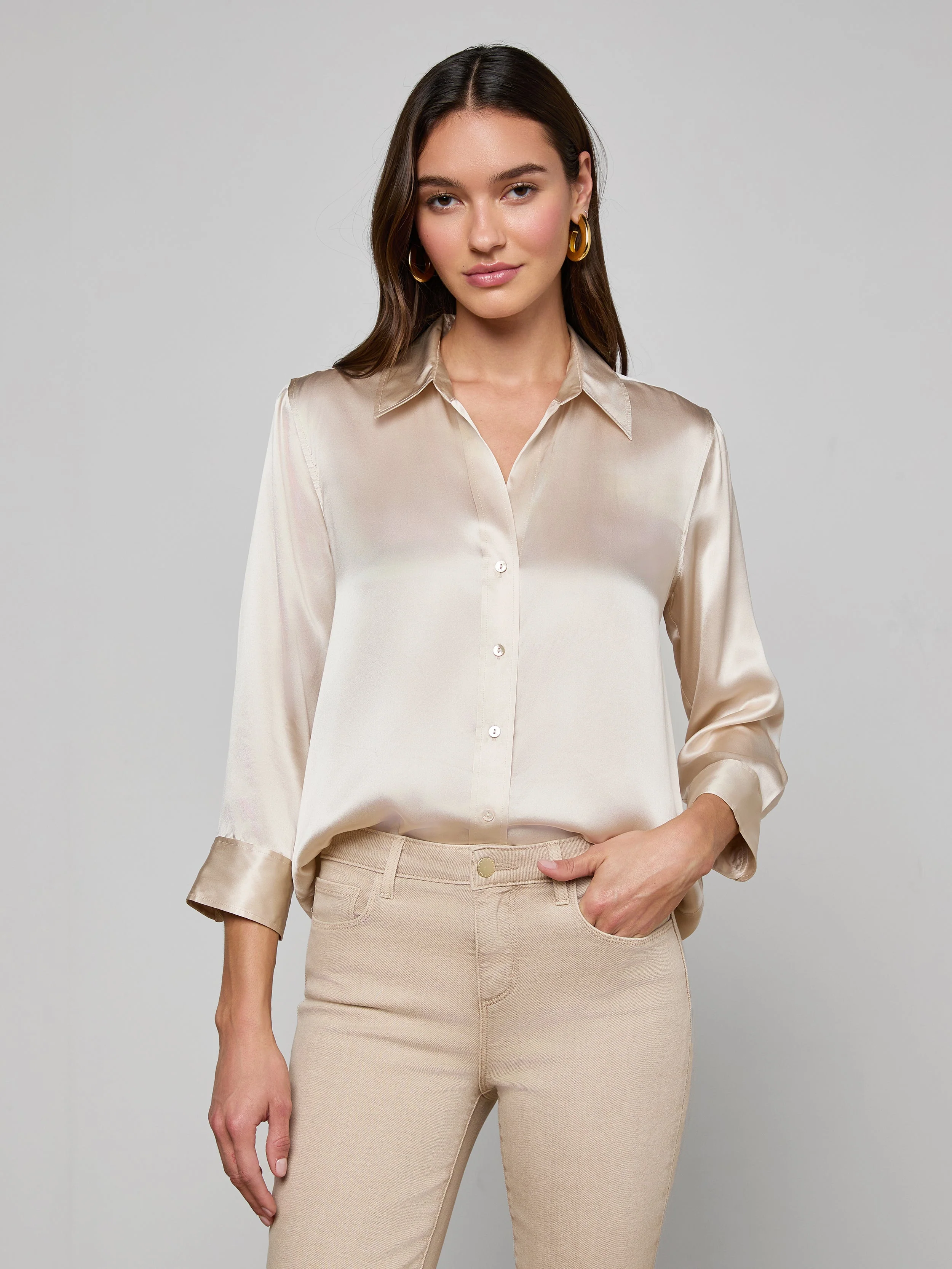 L'AGENCE - Dani Silk Blouse - Image 4