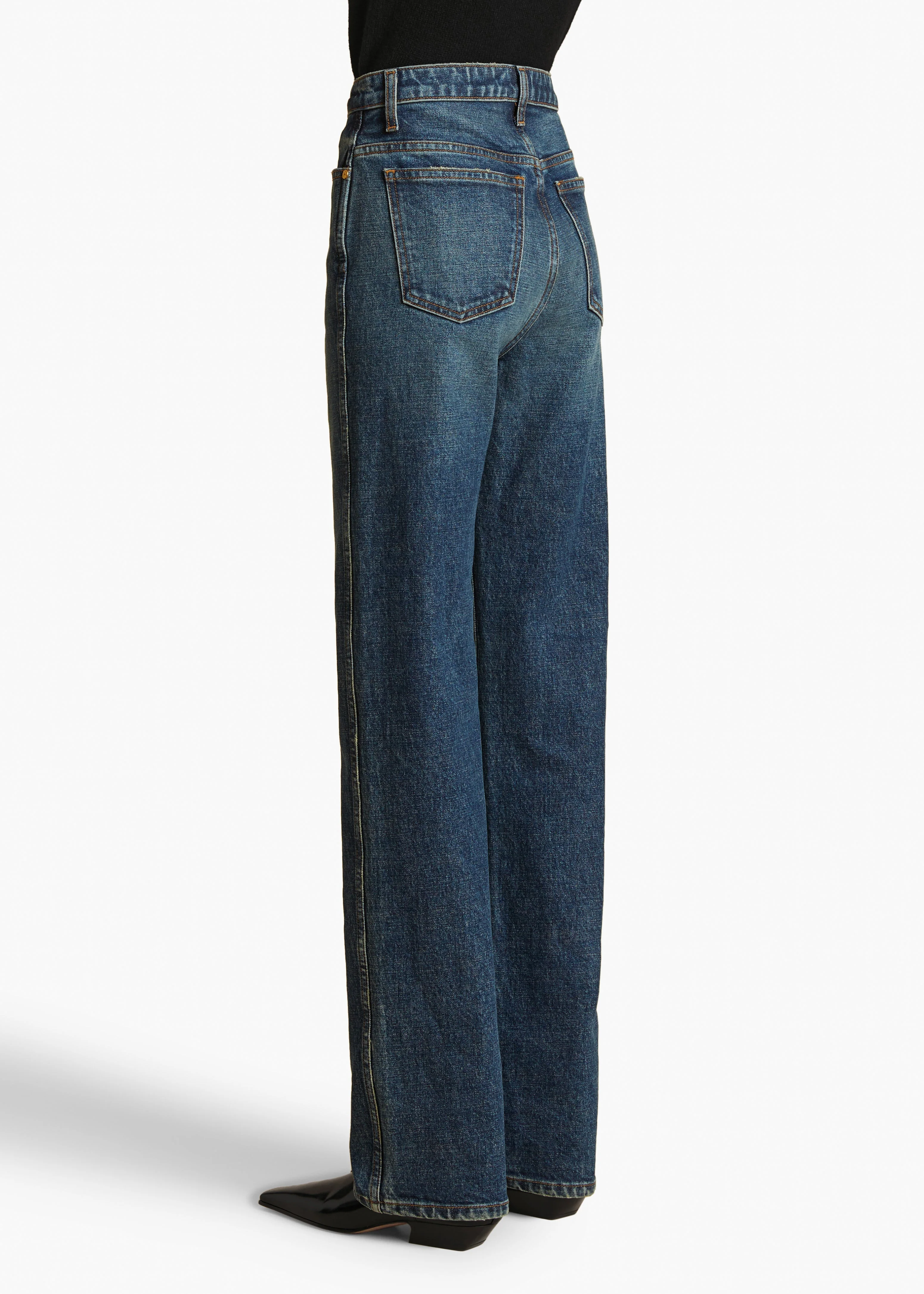 Khaite - Danielle Stretch Jean in Archer - Image 4