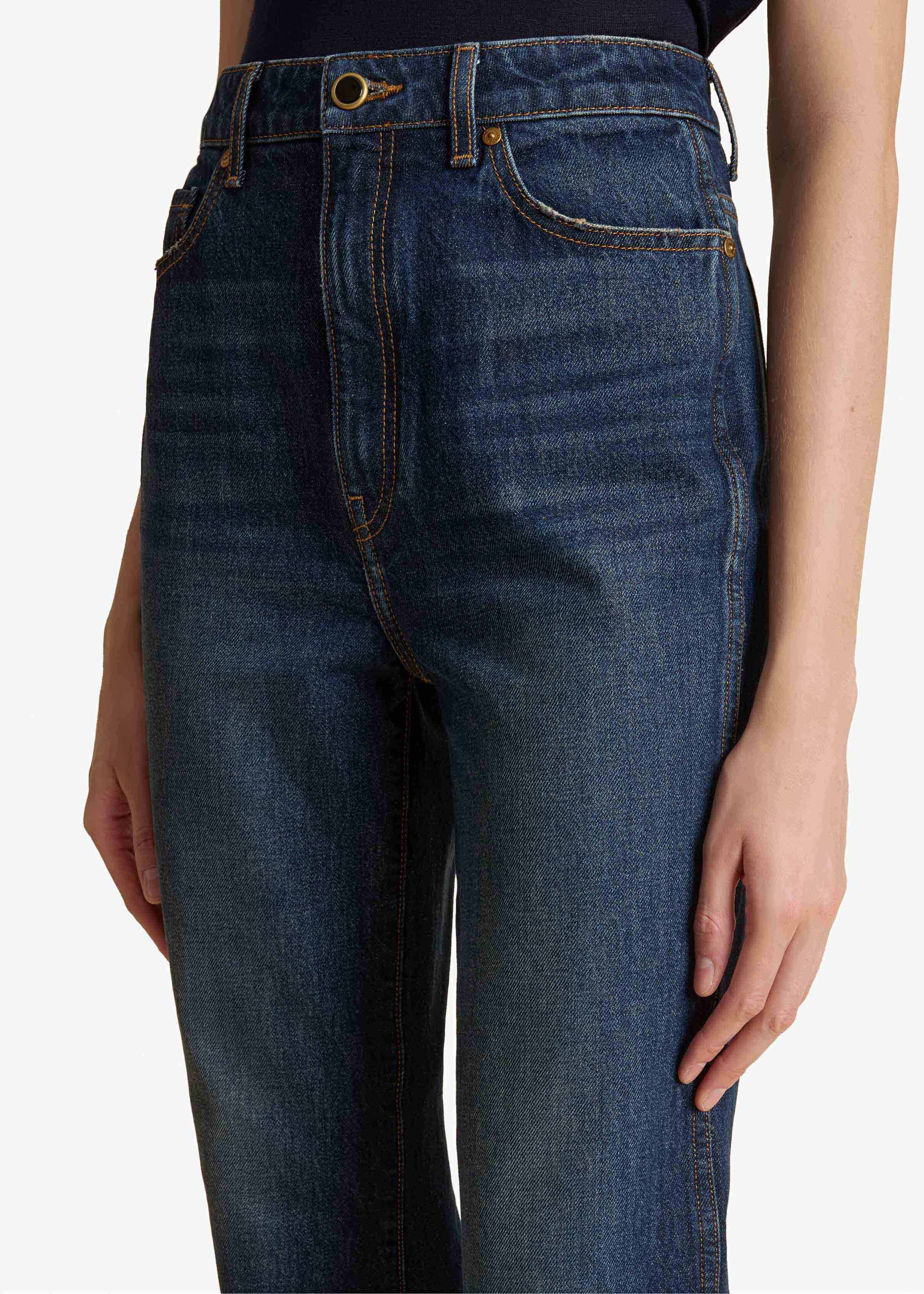 Khaite - Danielle Stretch Jean in Lansing - Image 13