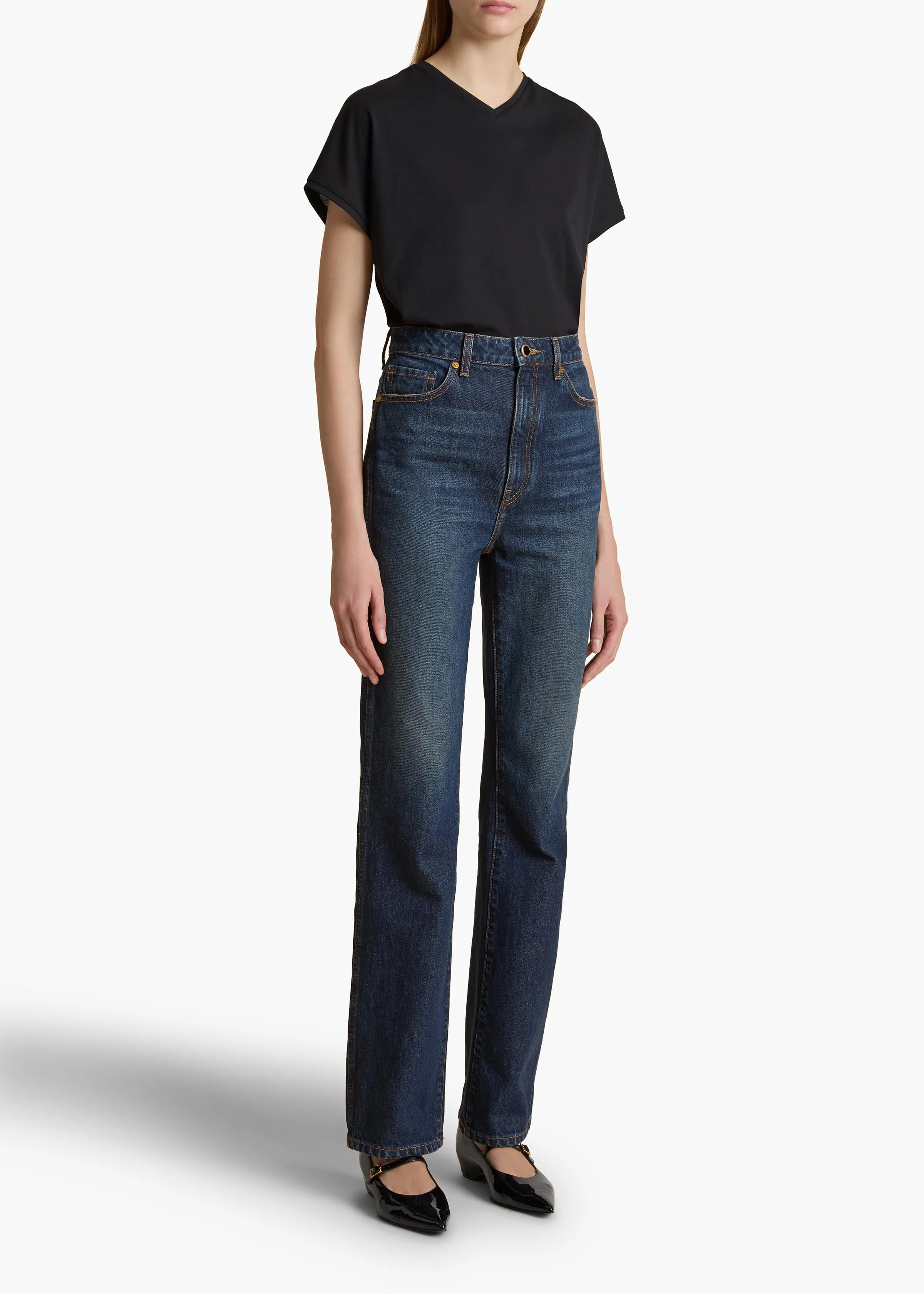 Khaite - Danielle Stretch Jean in Lansing - Image 2