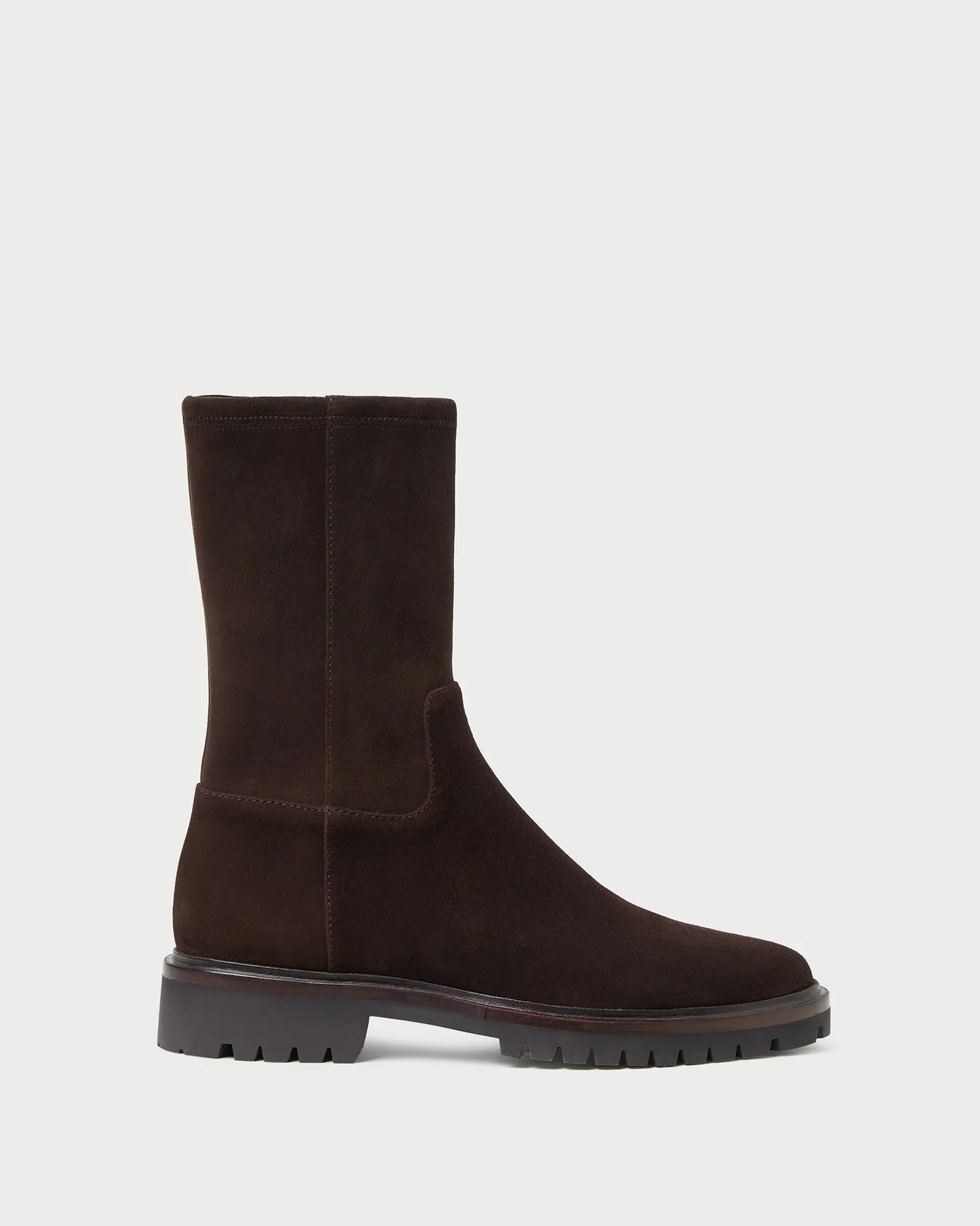 Loeffler Randall - Danny Brown Suede Lug Boot