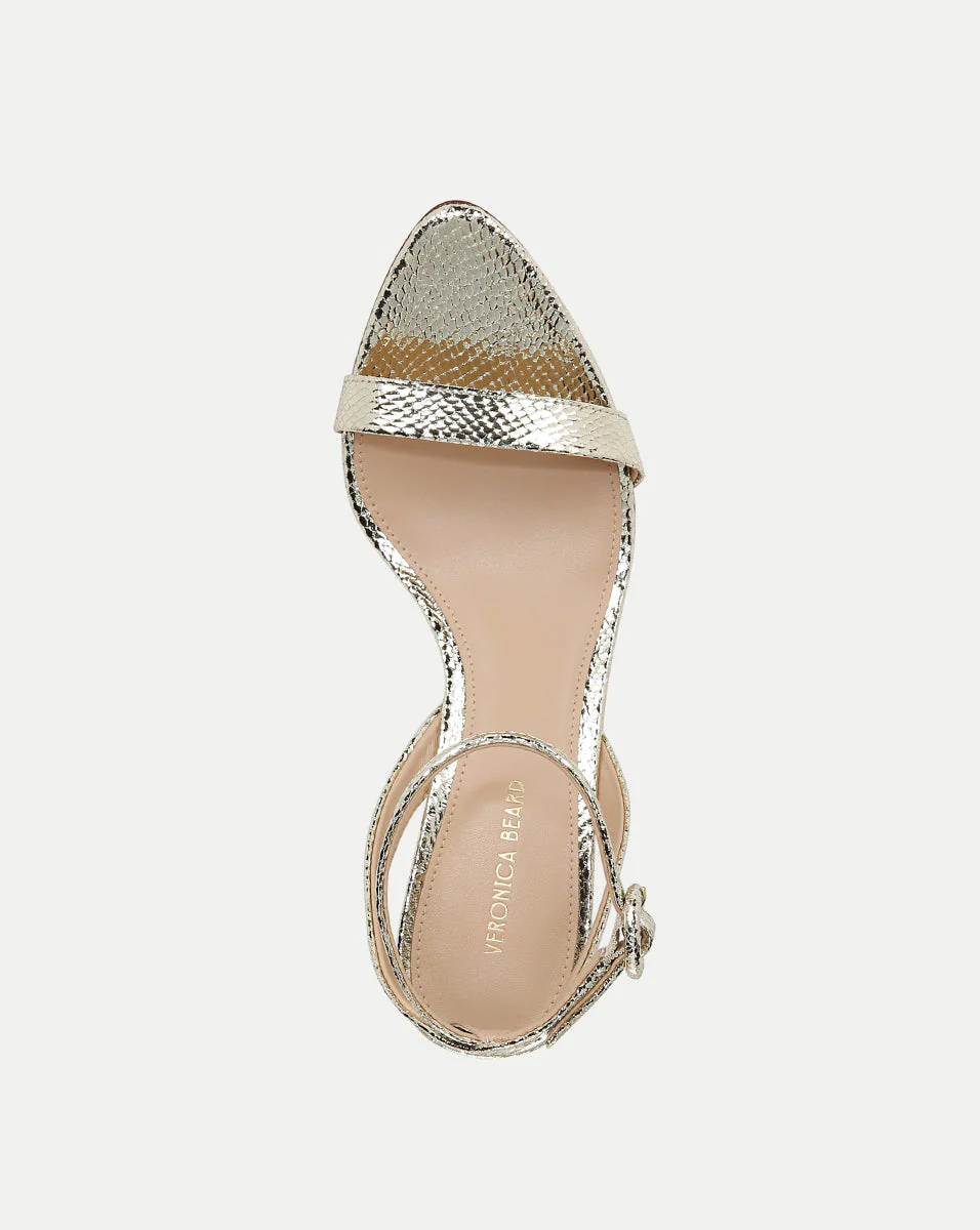 Veronica Beard - Darcelle Metallic Leather Sandal - Image 3