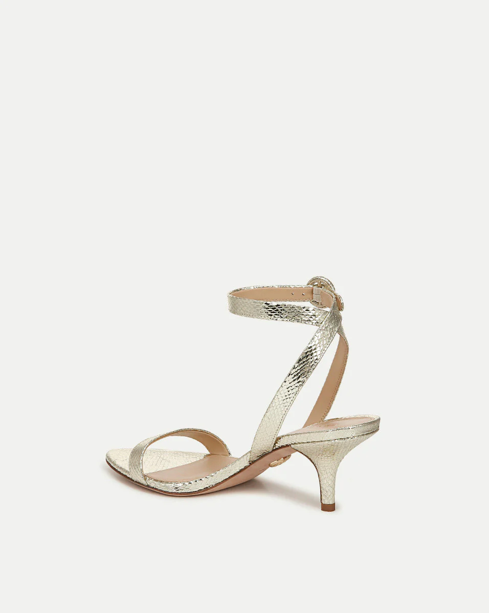 Veronica Beard - Darcelle Metallic Leather Sandal - Image 4