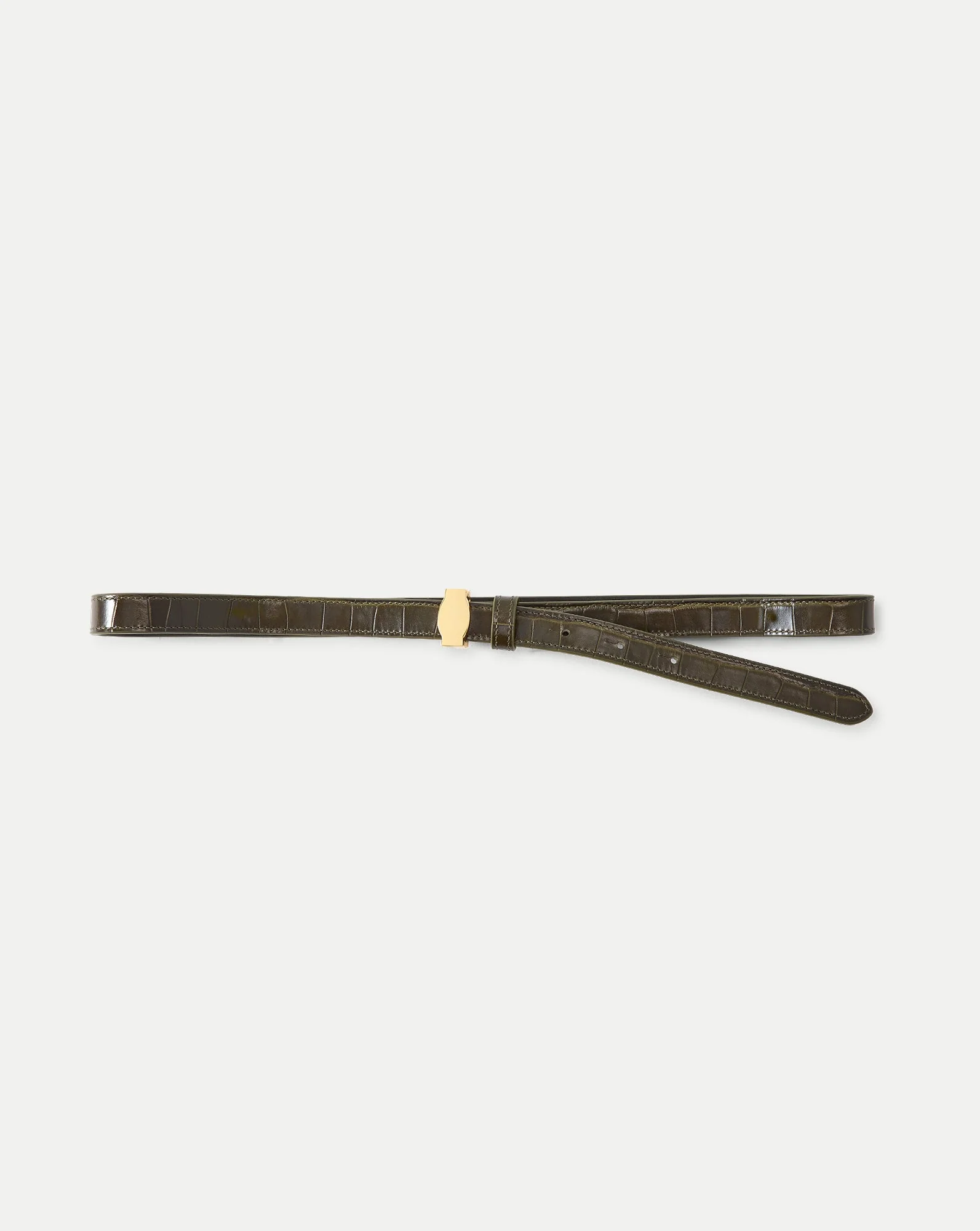 Veronica Beard - Dash Croc - Embossed Belt