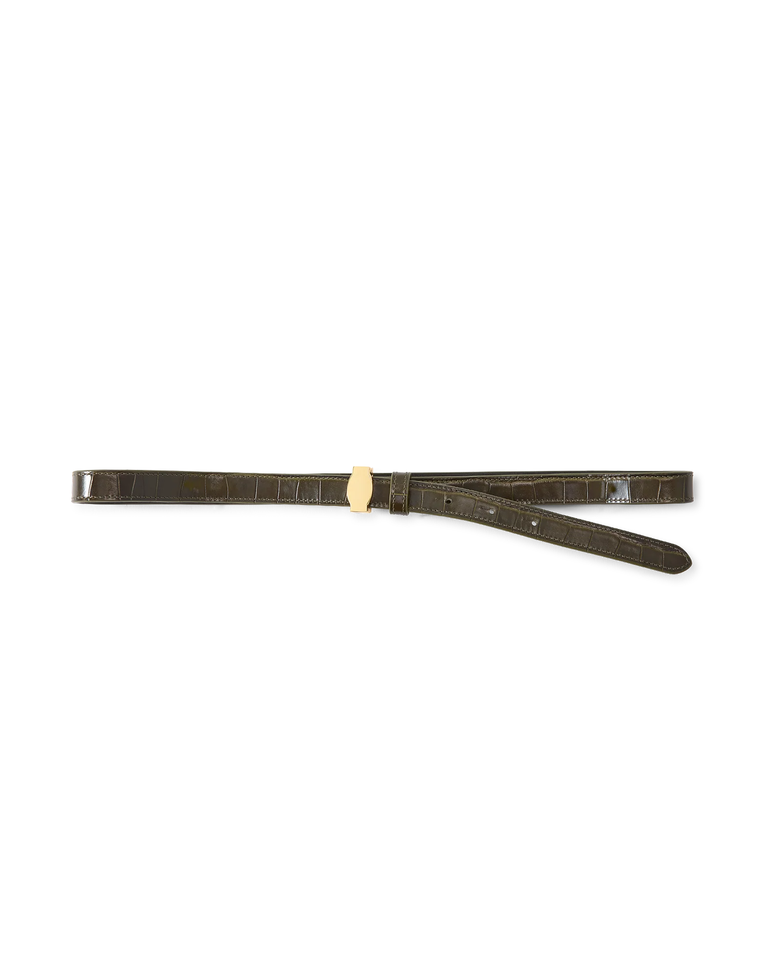 Veronica Beard - Dash Croc - Embossed Belt - Image 4