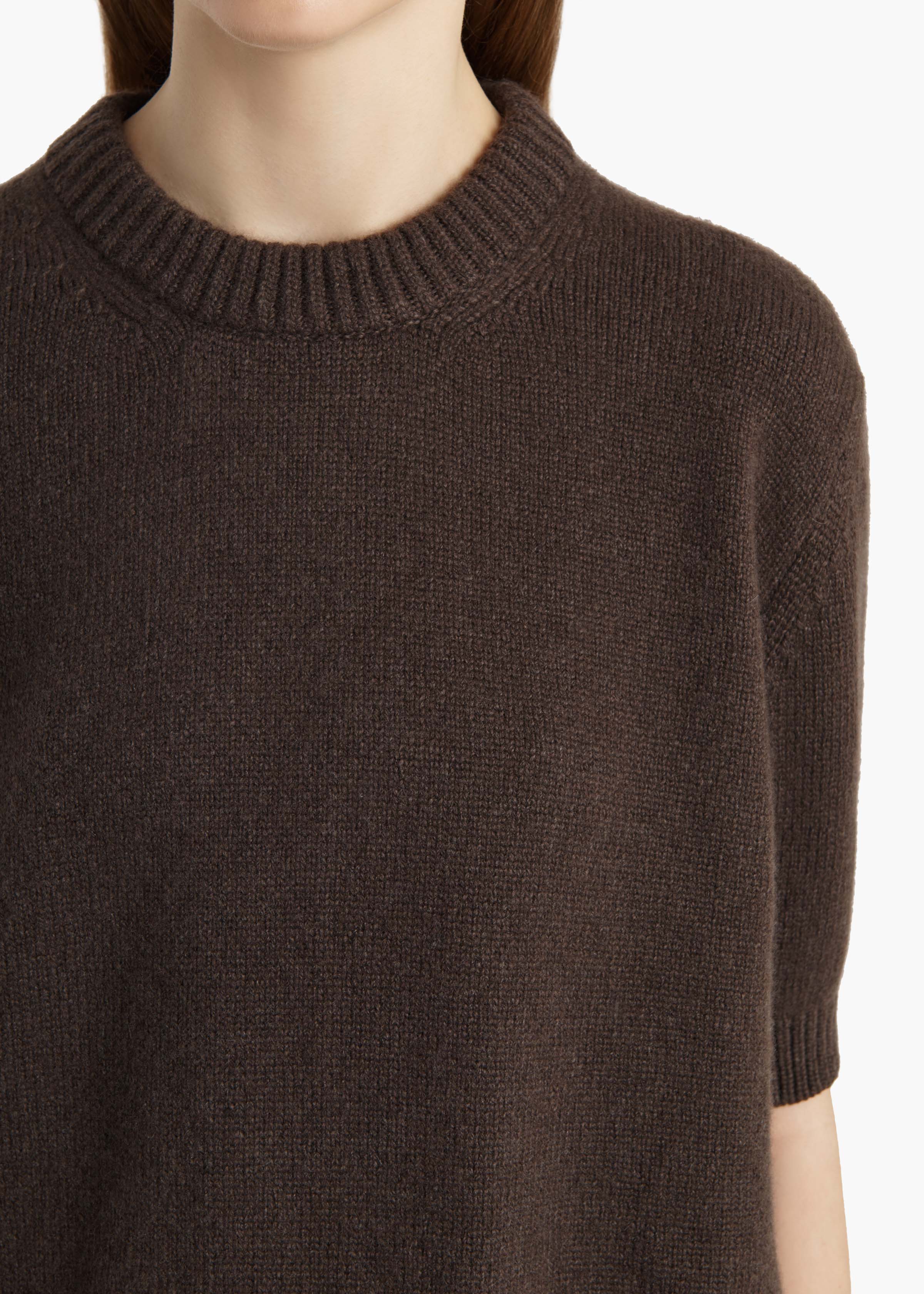 Khaite - Davin Sweater in Coffee - Image 12