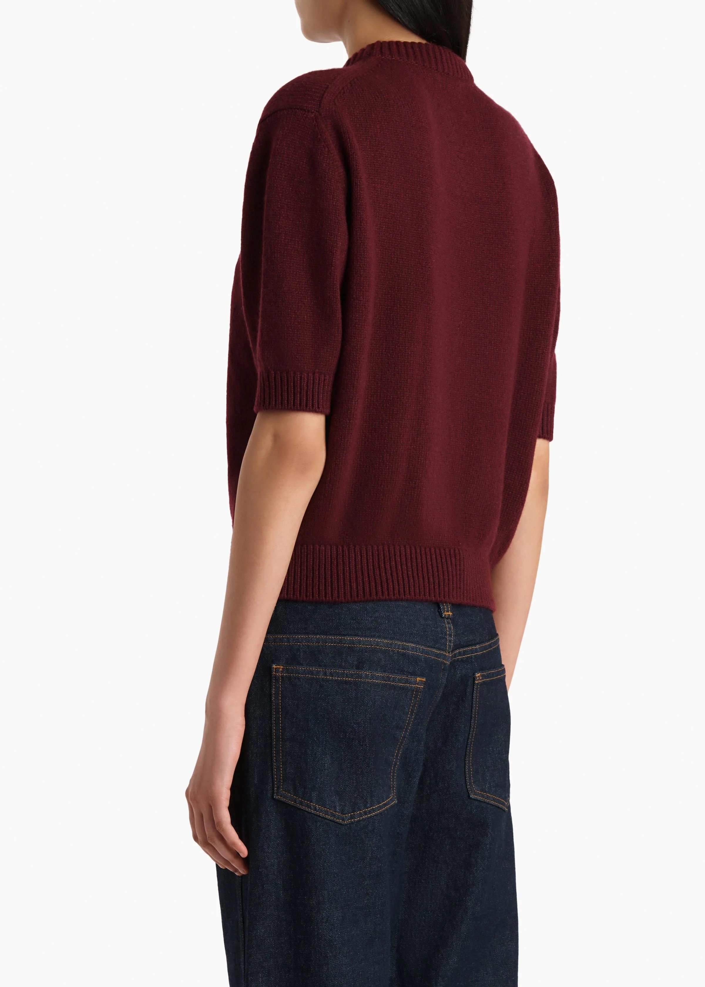 Khaite - Davin Sweater in Eggplant - Image 11