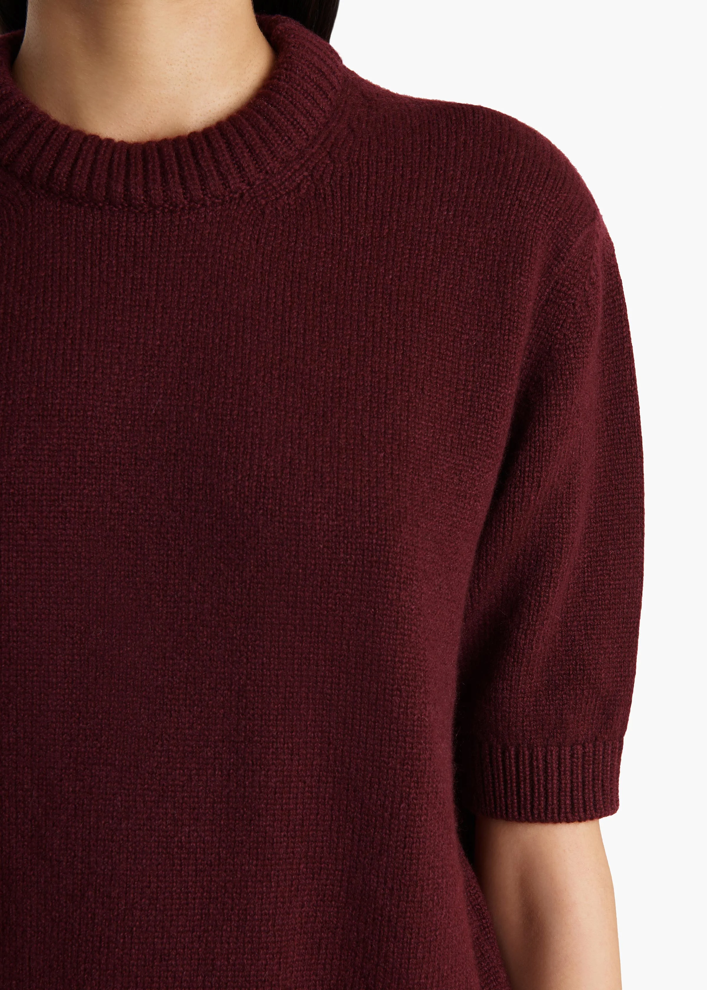 Khaite - Davin Sweater in Eggplant - Image 12