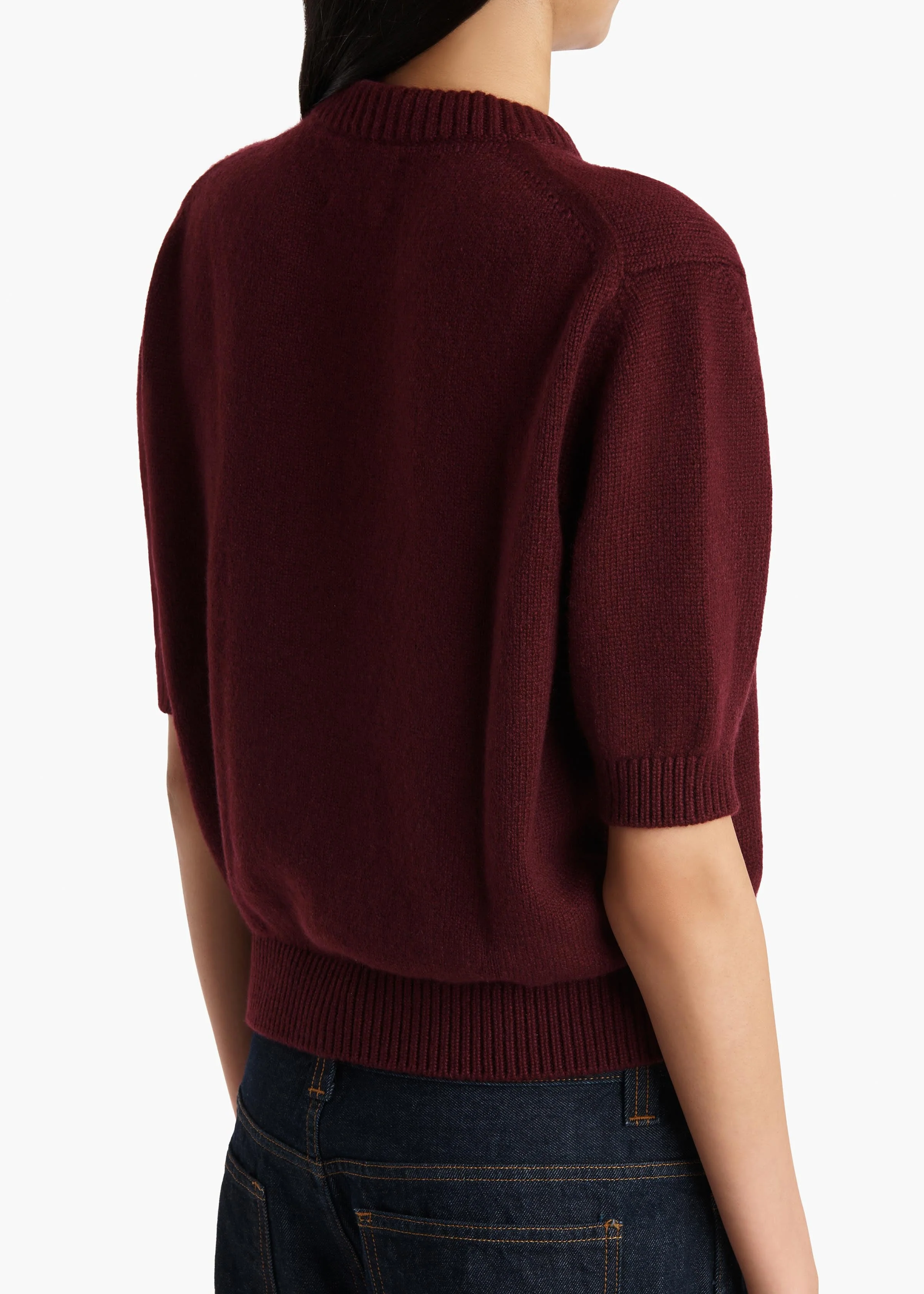 Khaite - Davin Sweater in Eggplant - Image 13