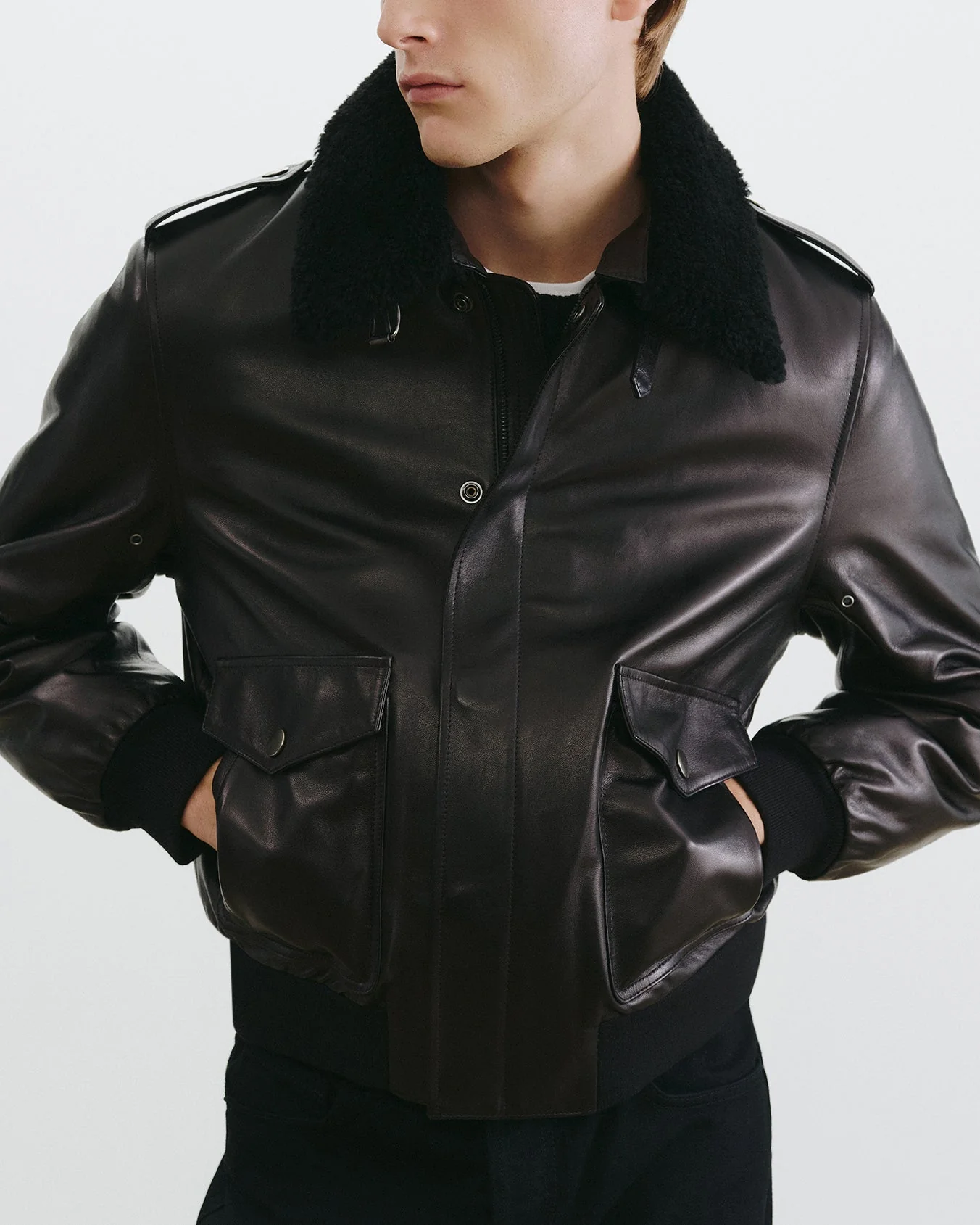 Nili Lotan - DAYMON LEATHER JACKET - Image 3