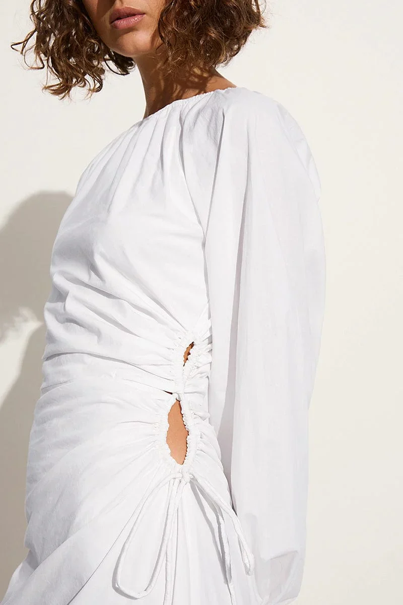 Faithfull - De Deus Midi Dress White - Final Sale - Image 4