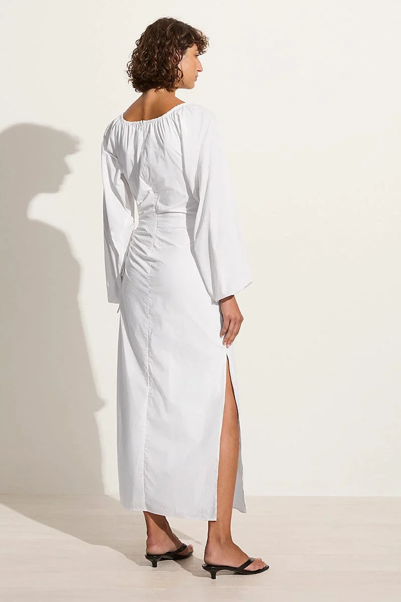 Faithfull - De Deus Midi Dress White - Final Sale - Image 6