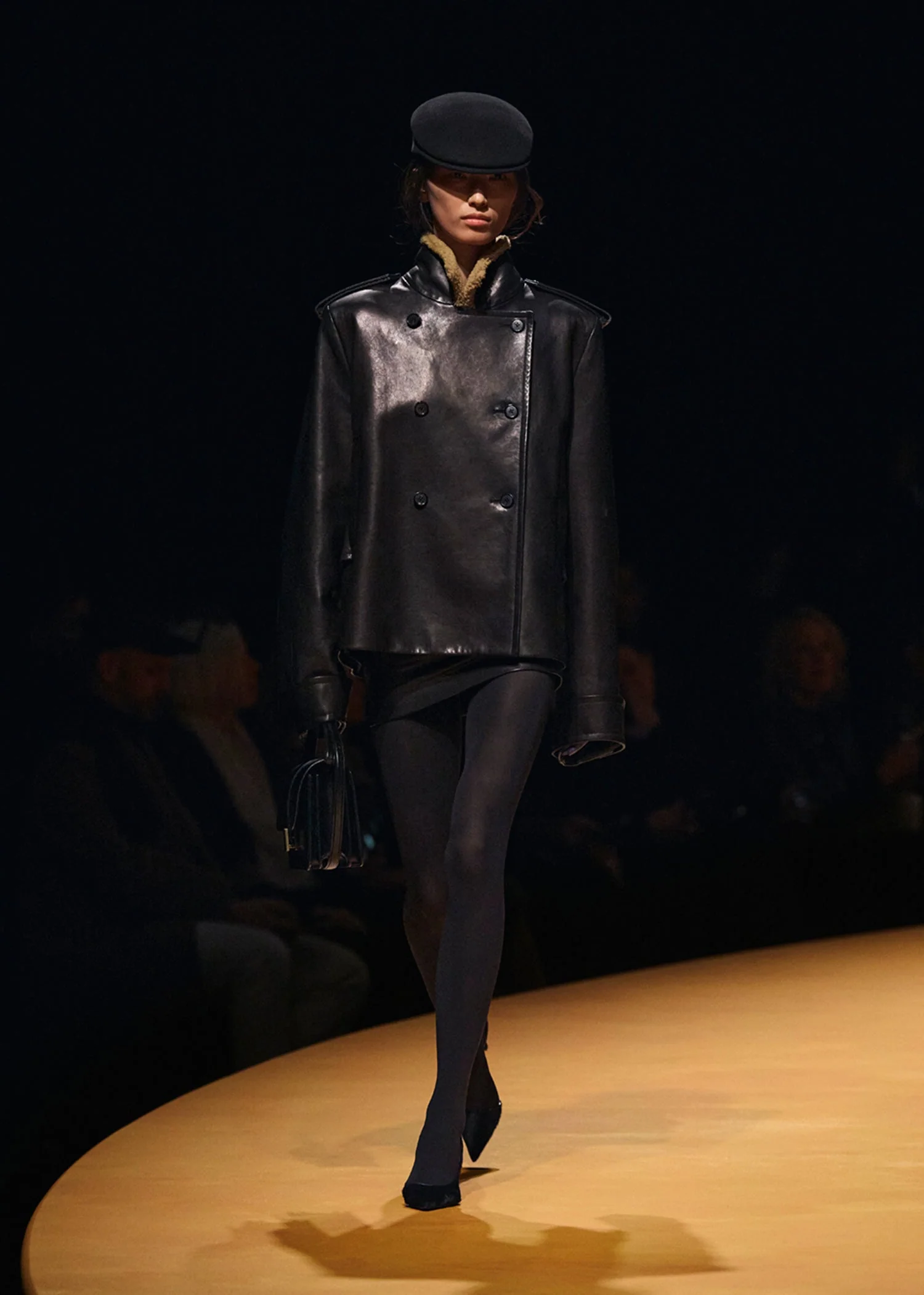 Khaite - Dean Jacket in Black Leather with Shearling - Image 14