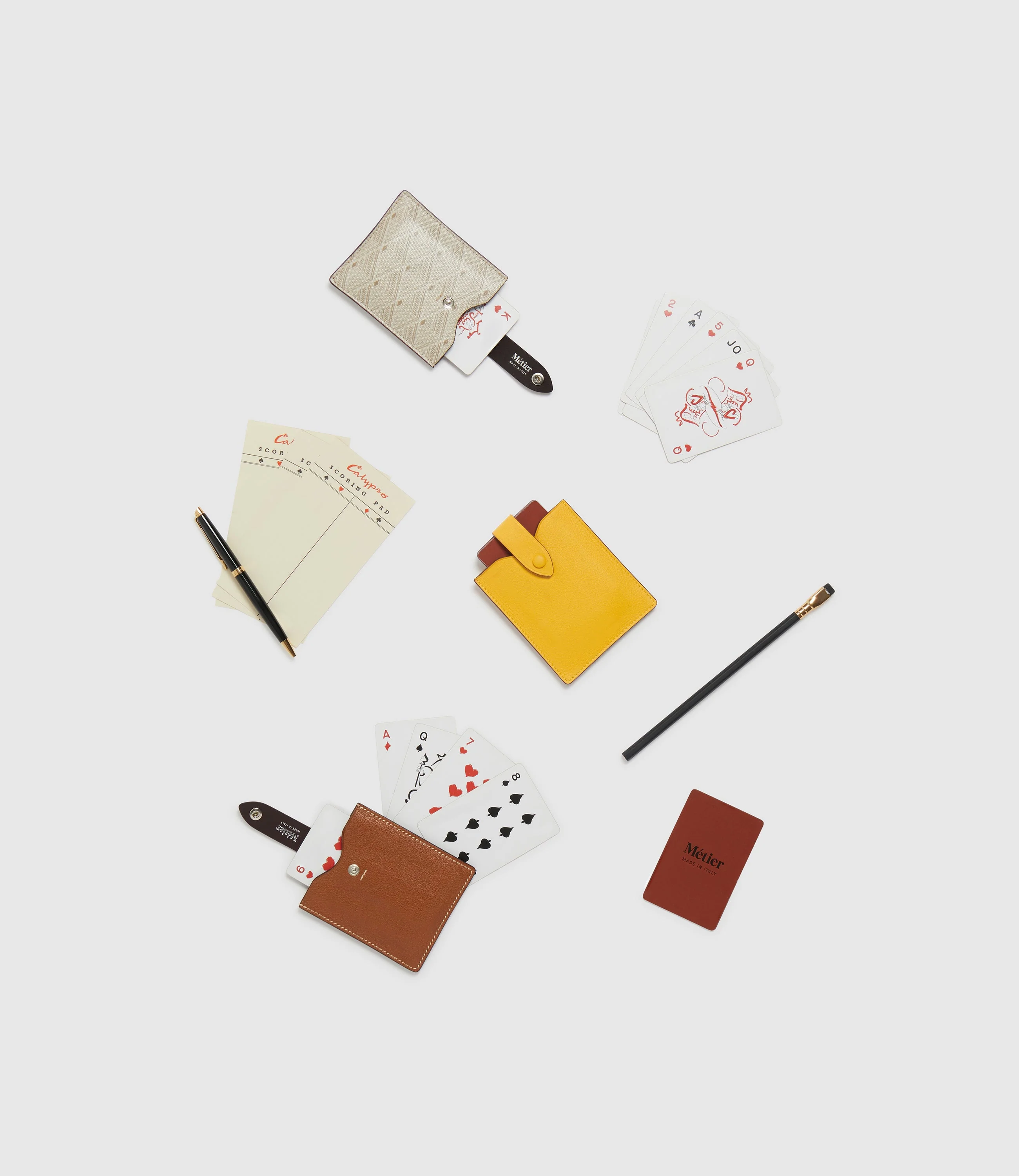 Metier - Playing Cards and Deck of Cards Case Buffalo Cognac - Image 4
