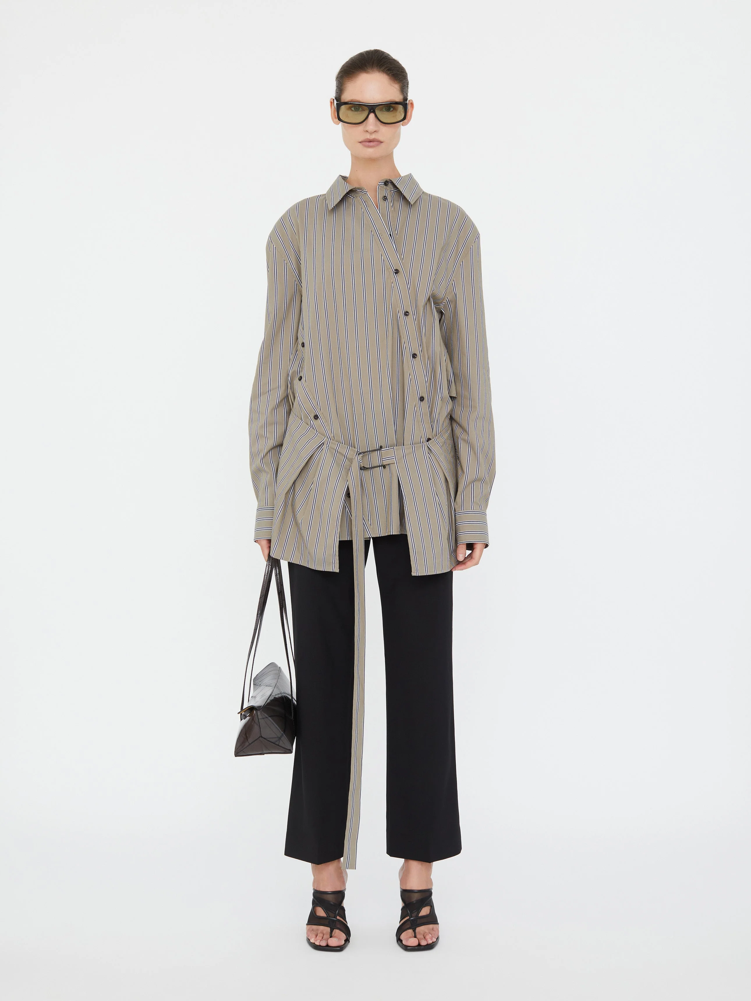 Christopher Esber - Deconstruct Cotton Shirt Tunic - Image 2