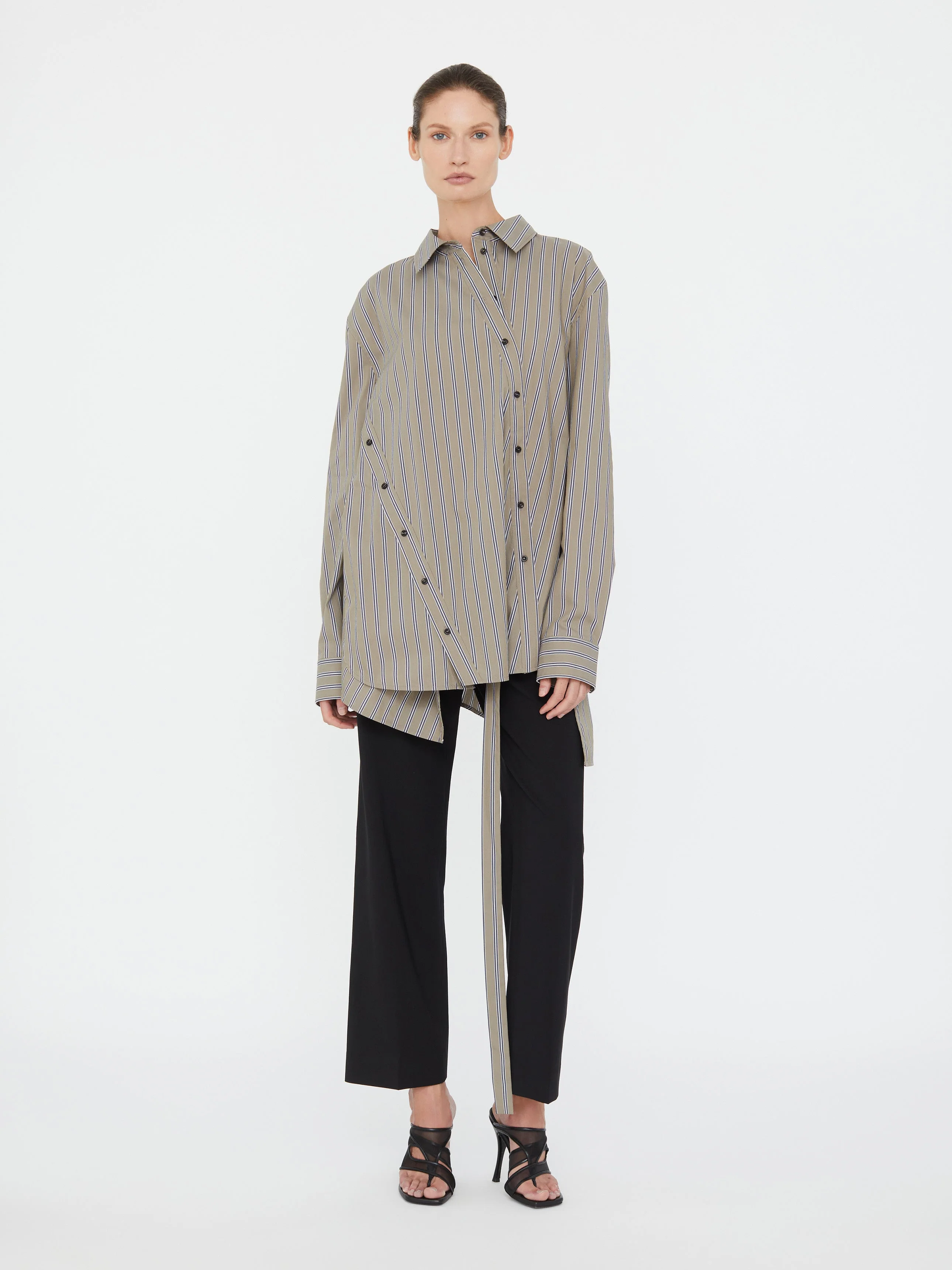 Christopher Esber - Deconstruct Cotton Shirt Tunic - Image 5
