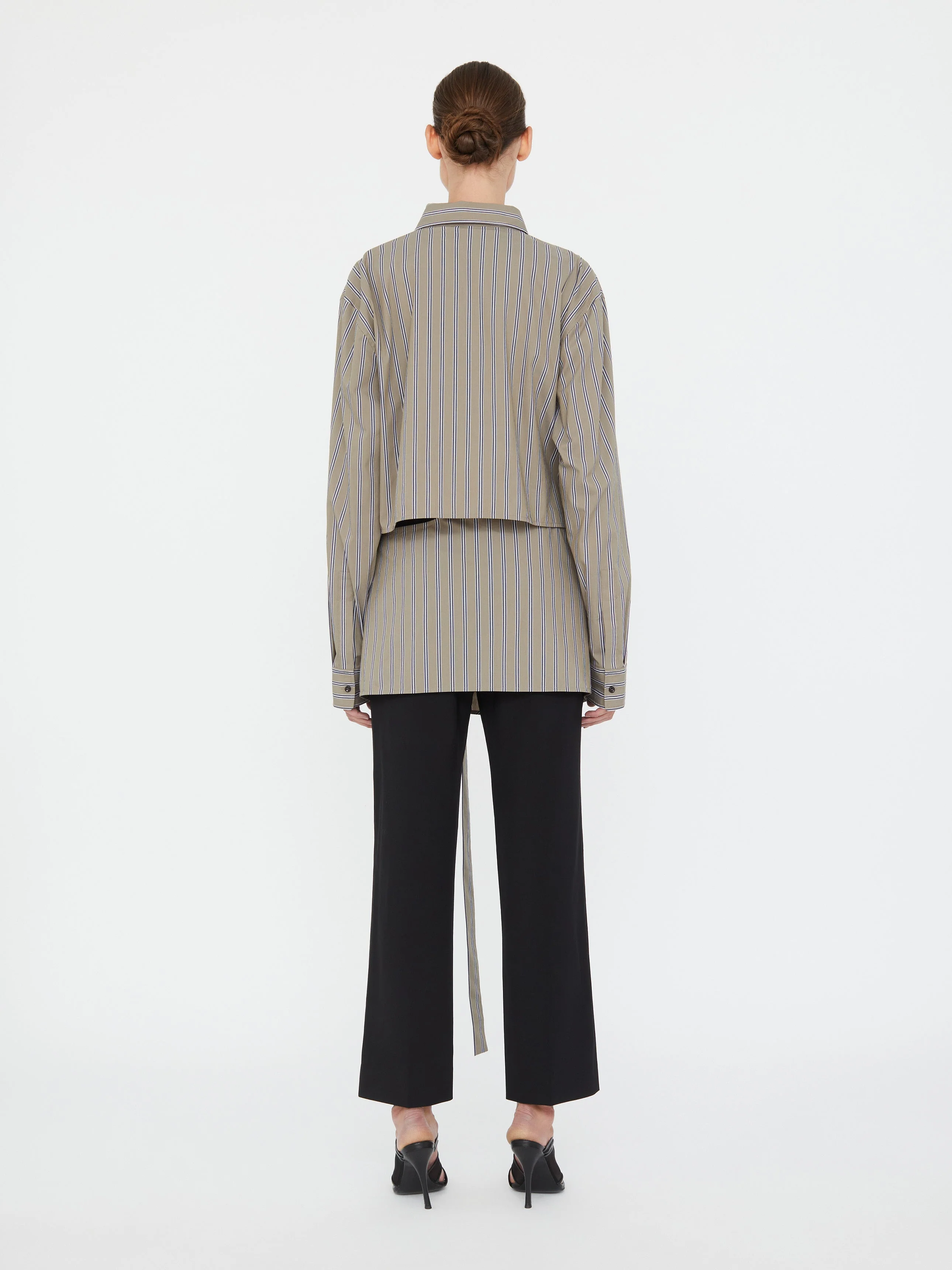 Christopher Esber - Deconstruct Cotton Shirt Tunic - Image 8