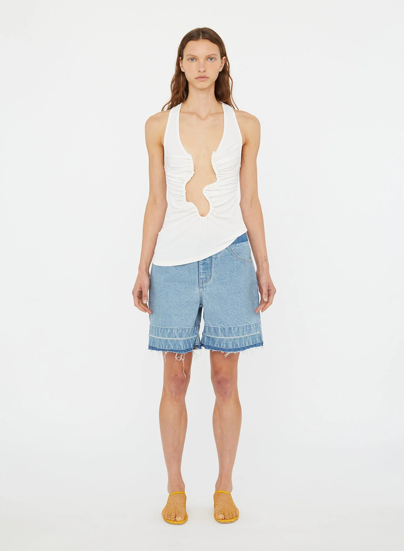 Christopher Esber - Deconstruct Denim Short