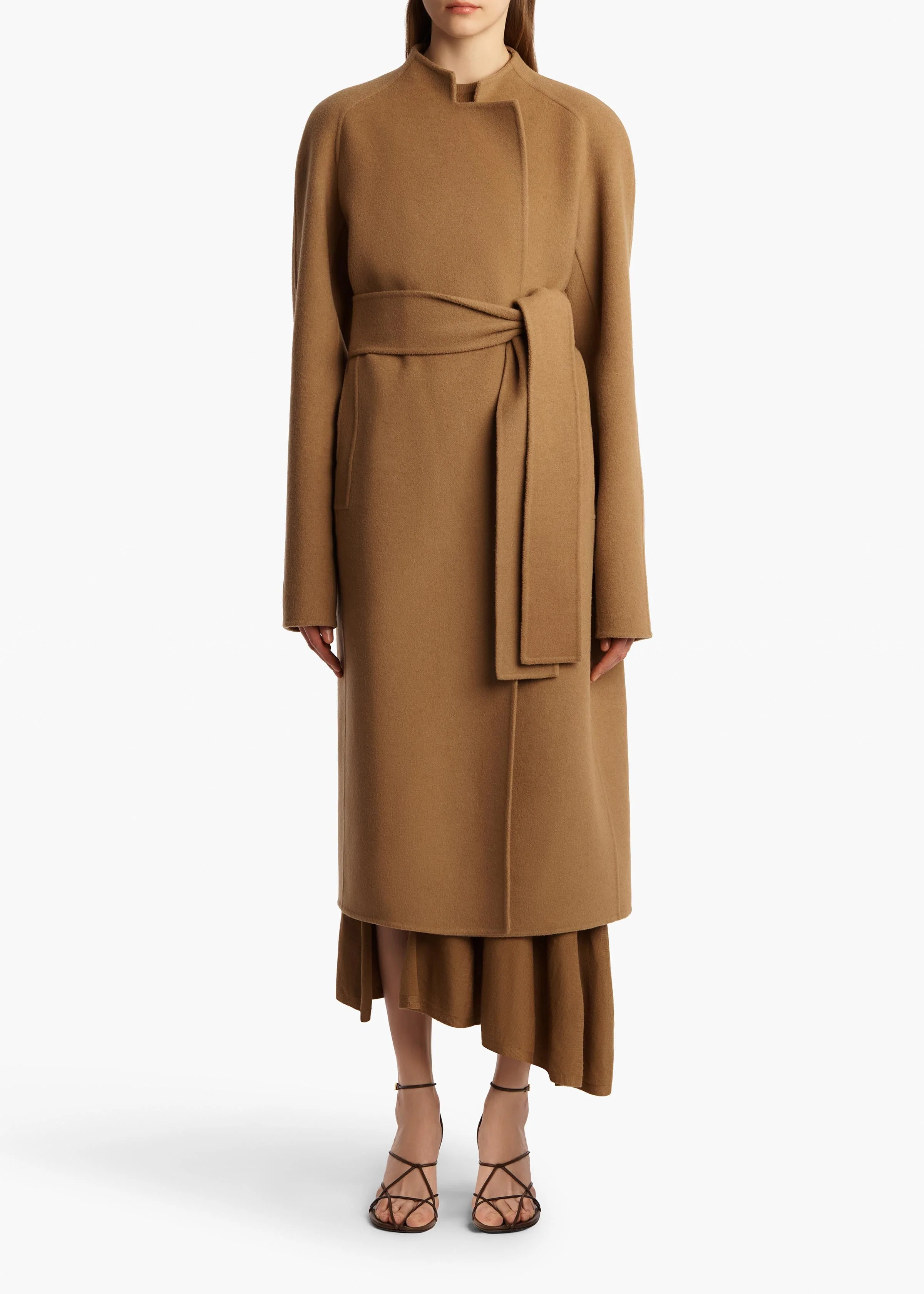 Khaite - Deena Coat in Camel - Image 11
