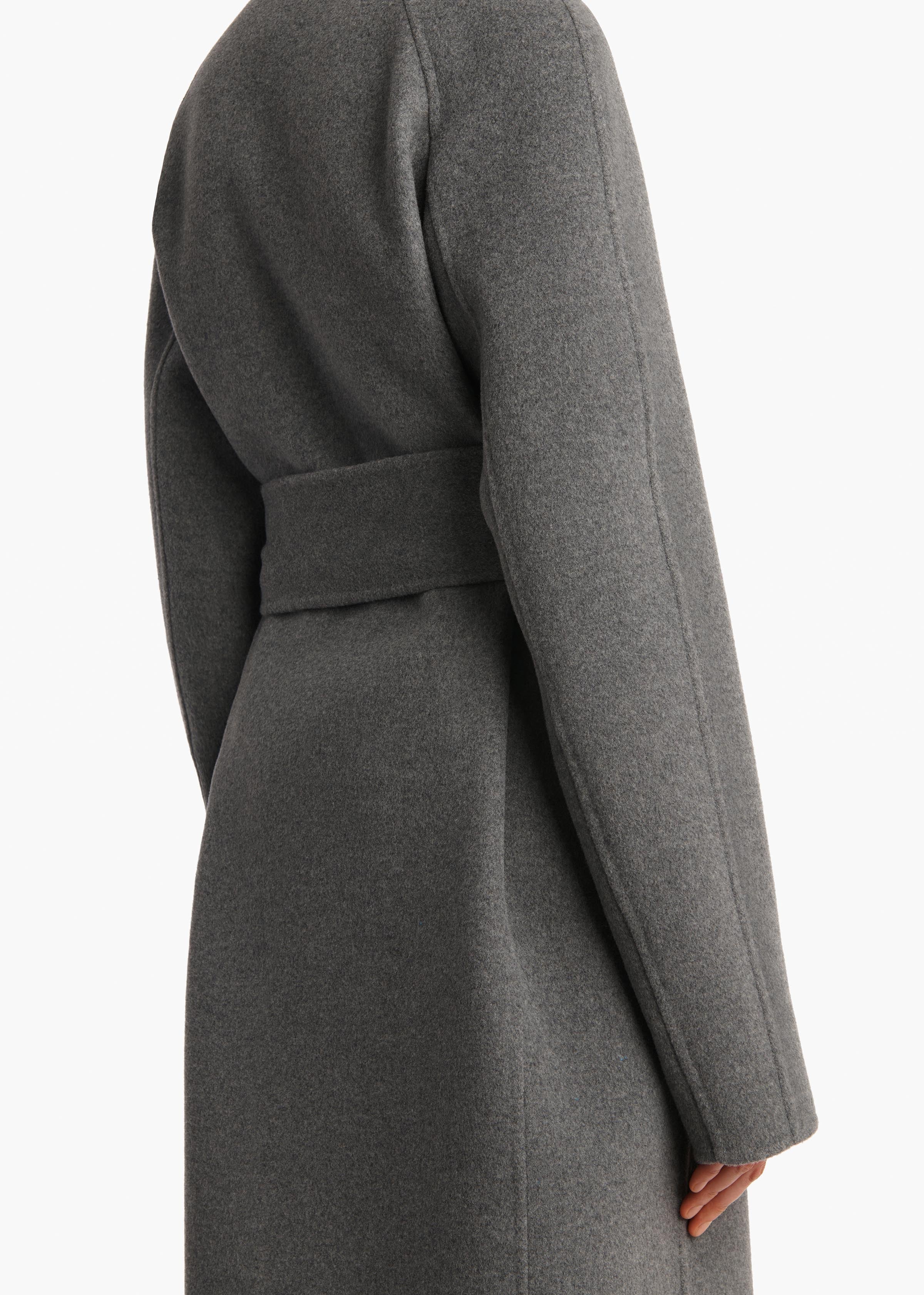 Khaite - Deena Coat in Grey Melange - Image 6