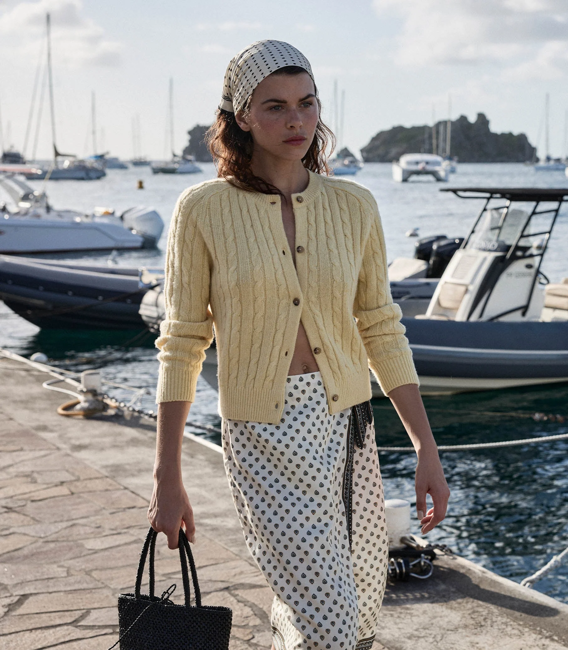 DÔEN - DELIA SKIRT -- RIVIERA FOULARD - Image 3