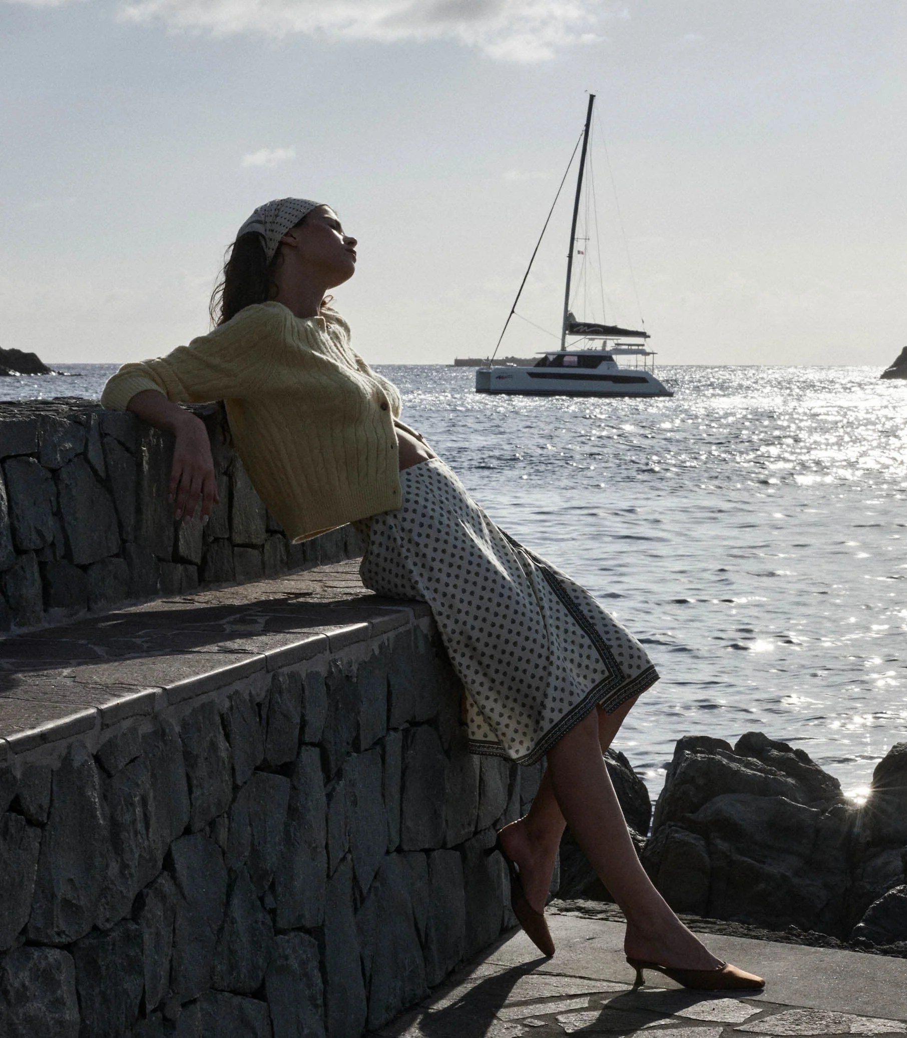 DÔEN - DELIA SKIRT -- RIVIERA FOULARD - Image 5