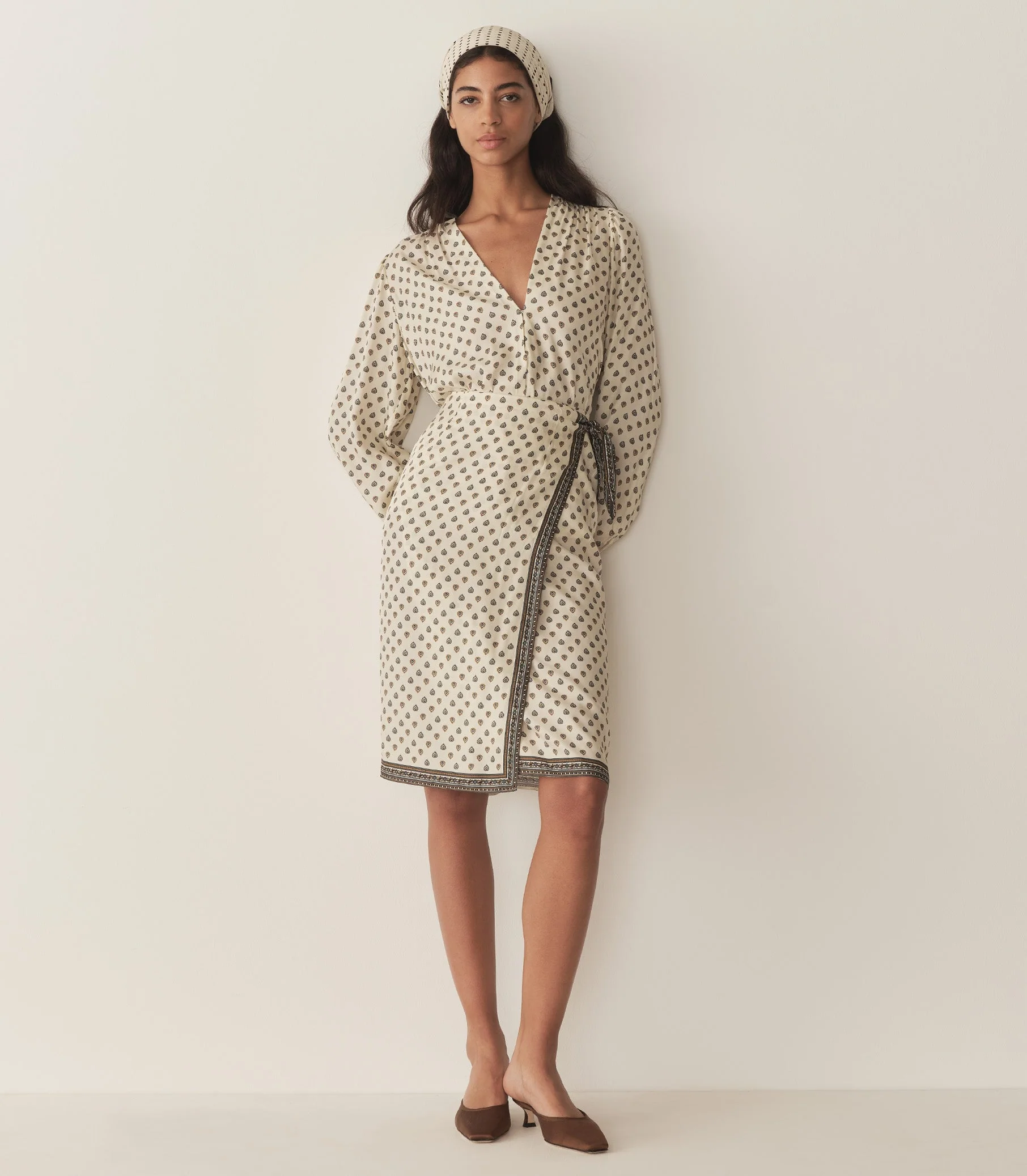 DÔEN - DELIA SKIRT -- RIVIERA FOULARD - Image 6