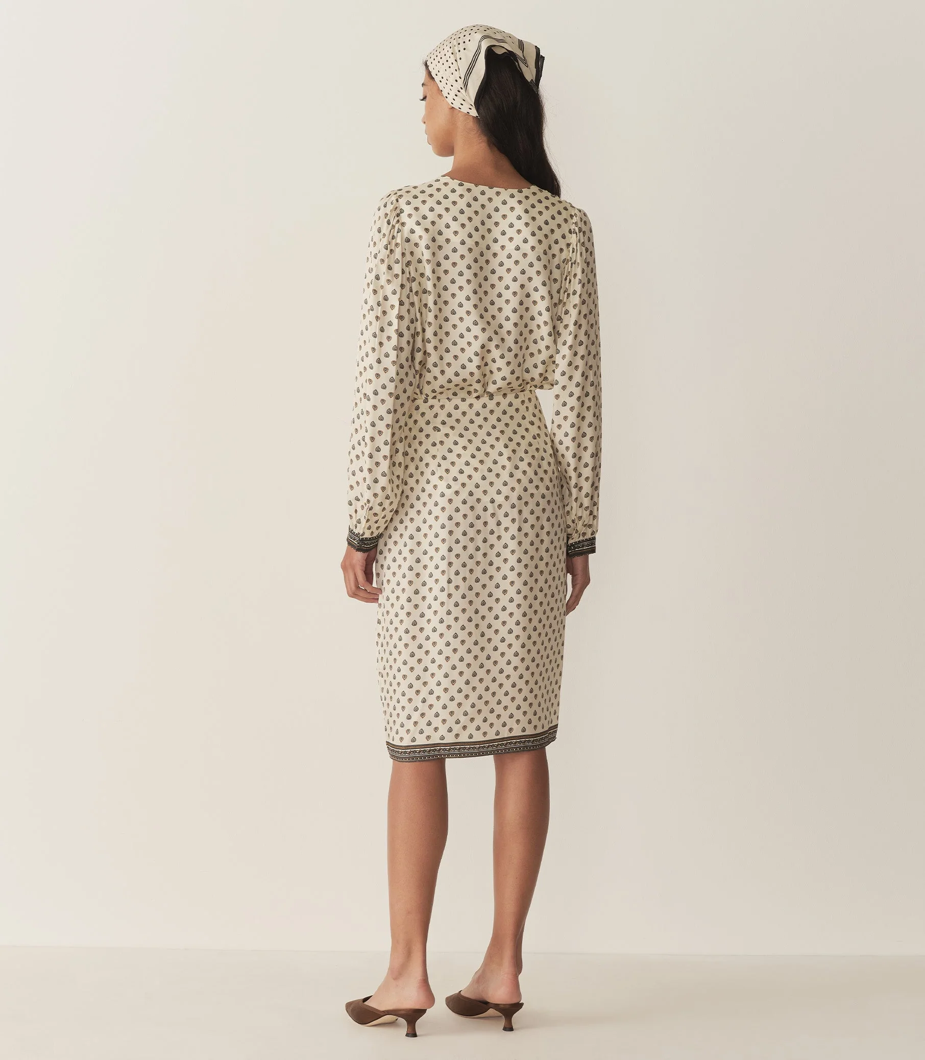 DÔEN - DELIA SKIRT -- RIVIERA FOULARD - Image 7