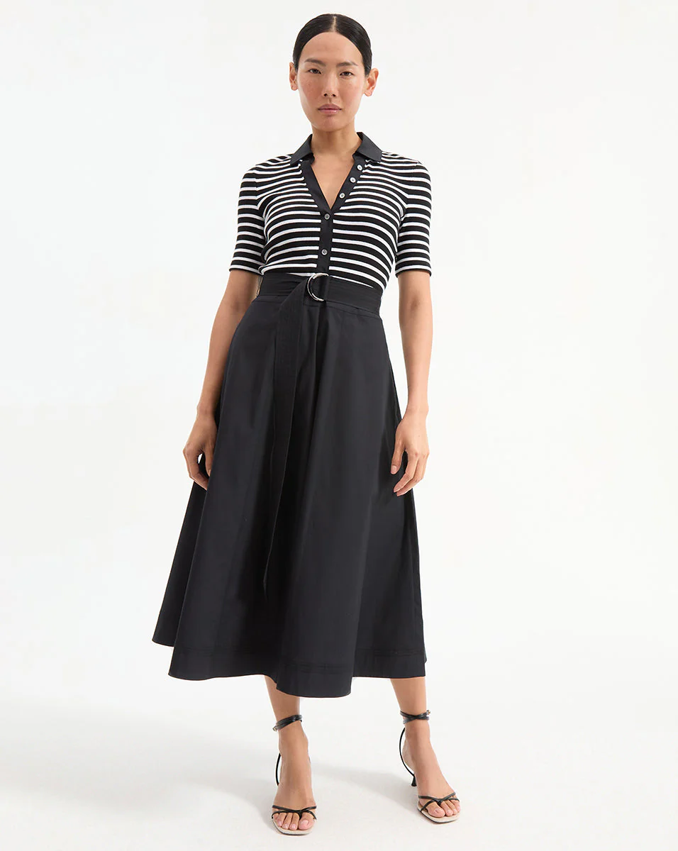 Veronica Beard - Delise Mixed Media Dress