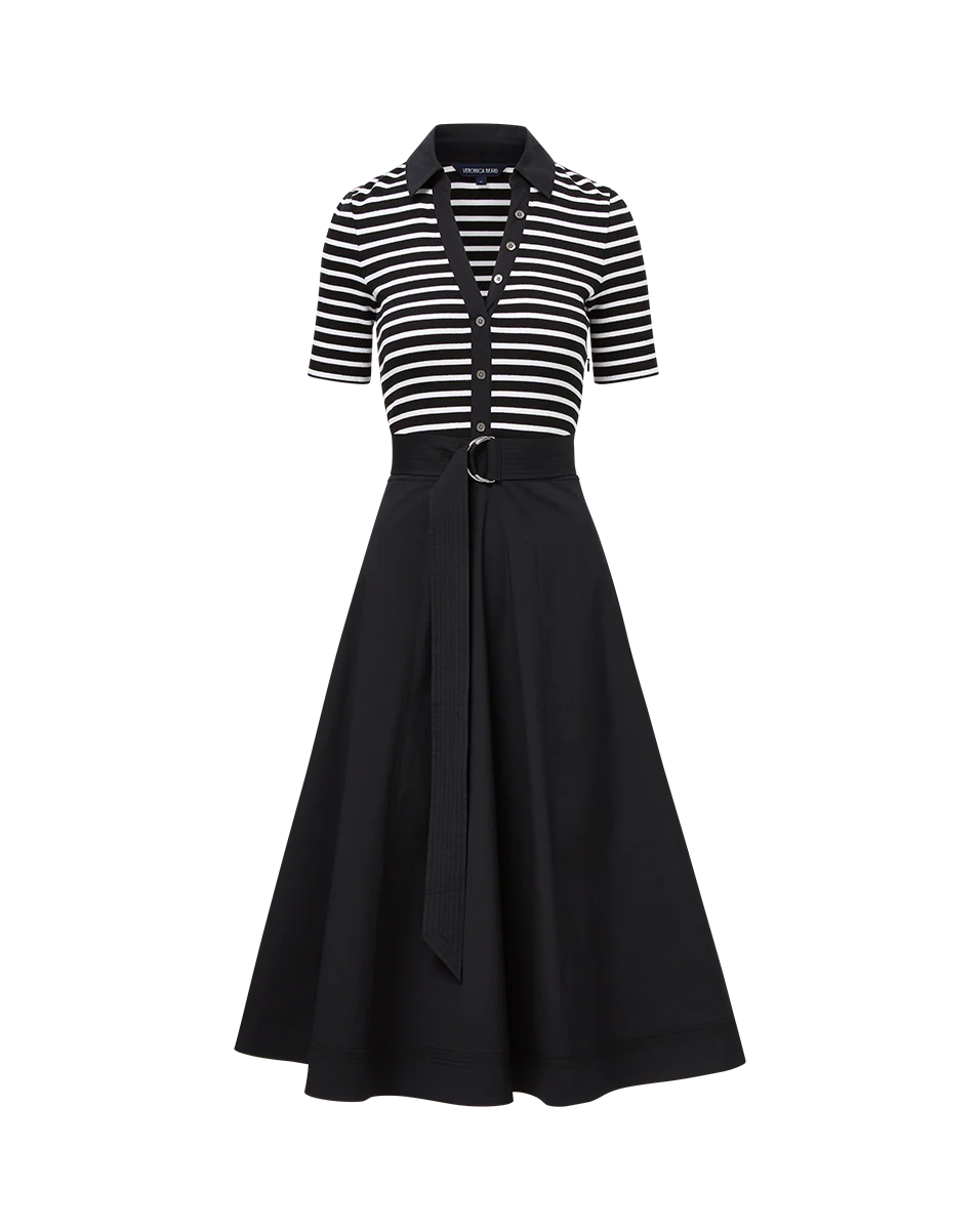 Veronica Beard - Delise Mixed Media Dress - Image 12