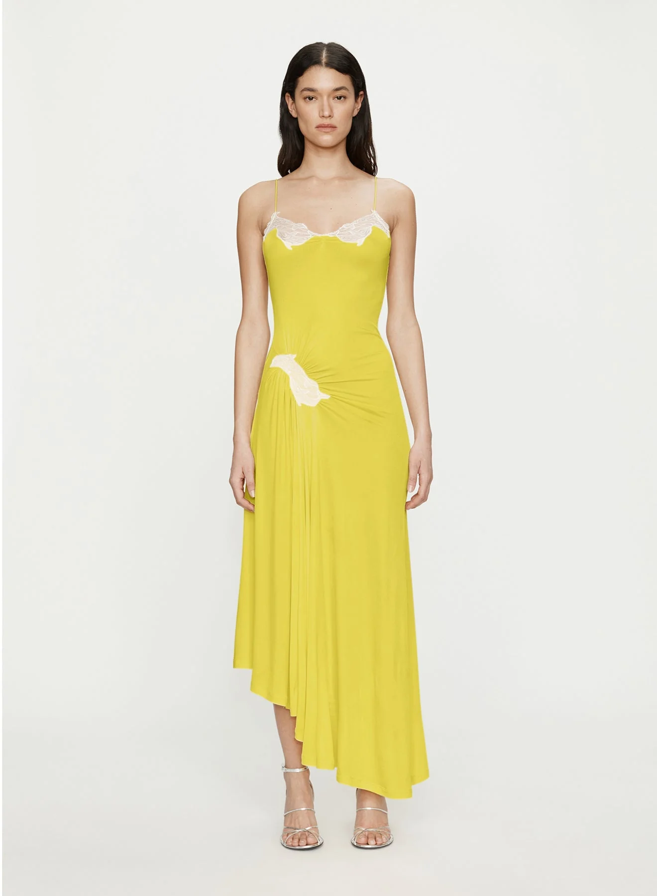 Christopher Esber - Delphin Lace Rib Cami Dress