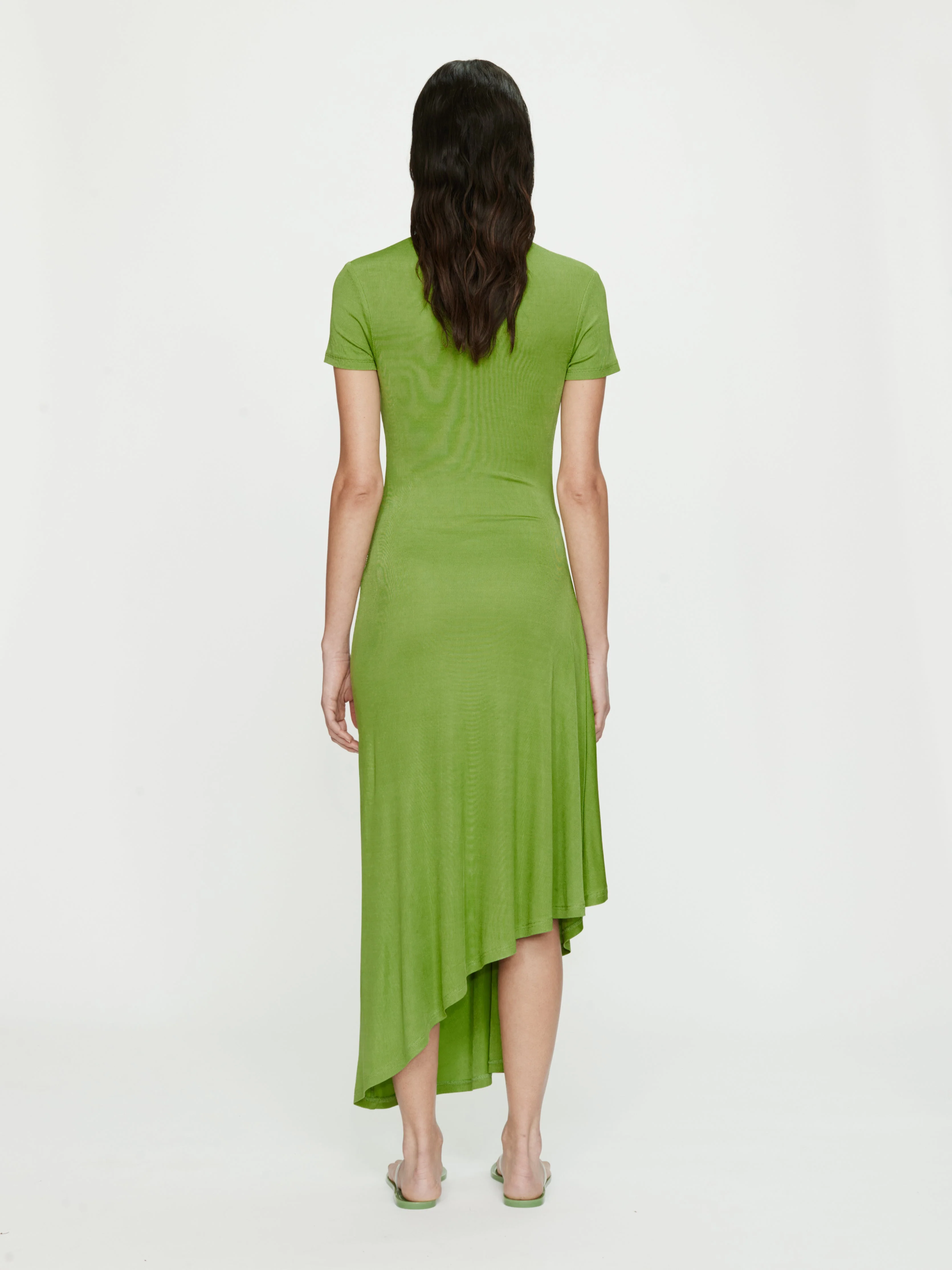 Christopher Esber - Delphin Lace Rib Tee Dress - Image 5