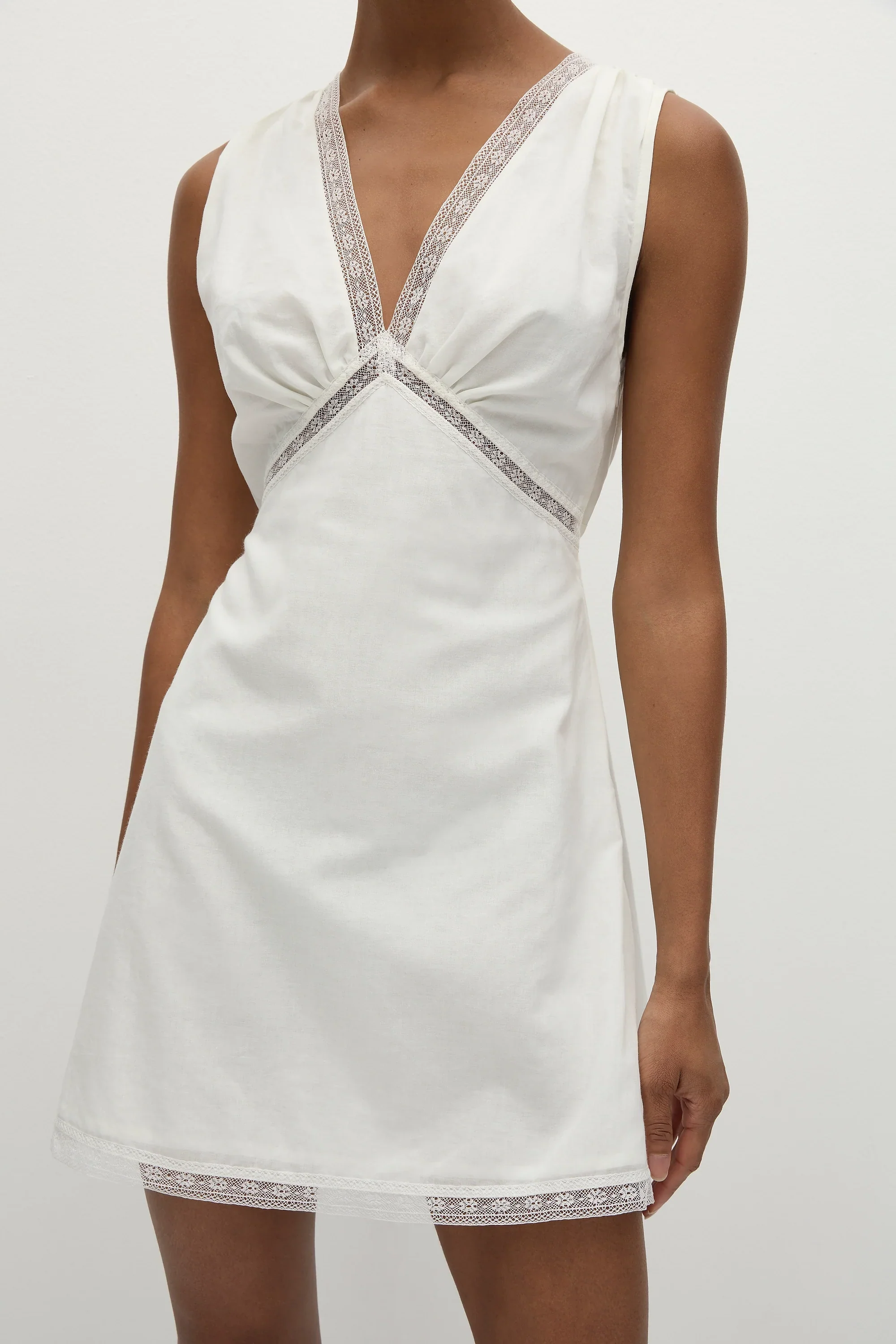 Faithfull - Denise Mini Dress White - Final Sale - Image 2