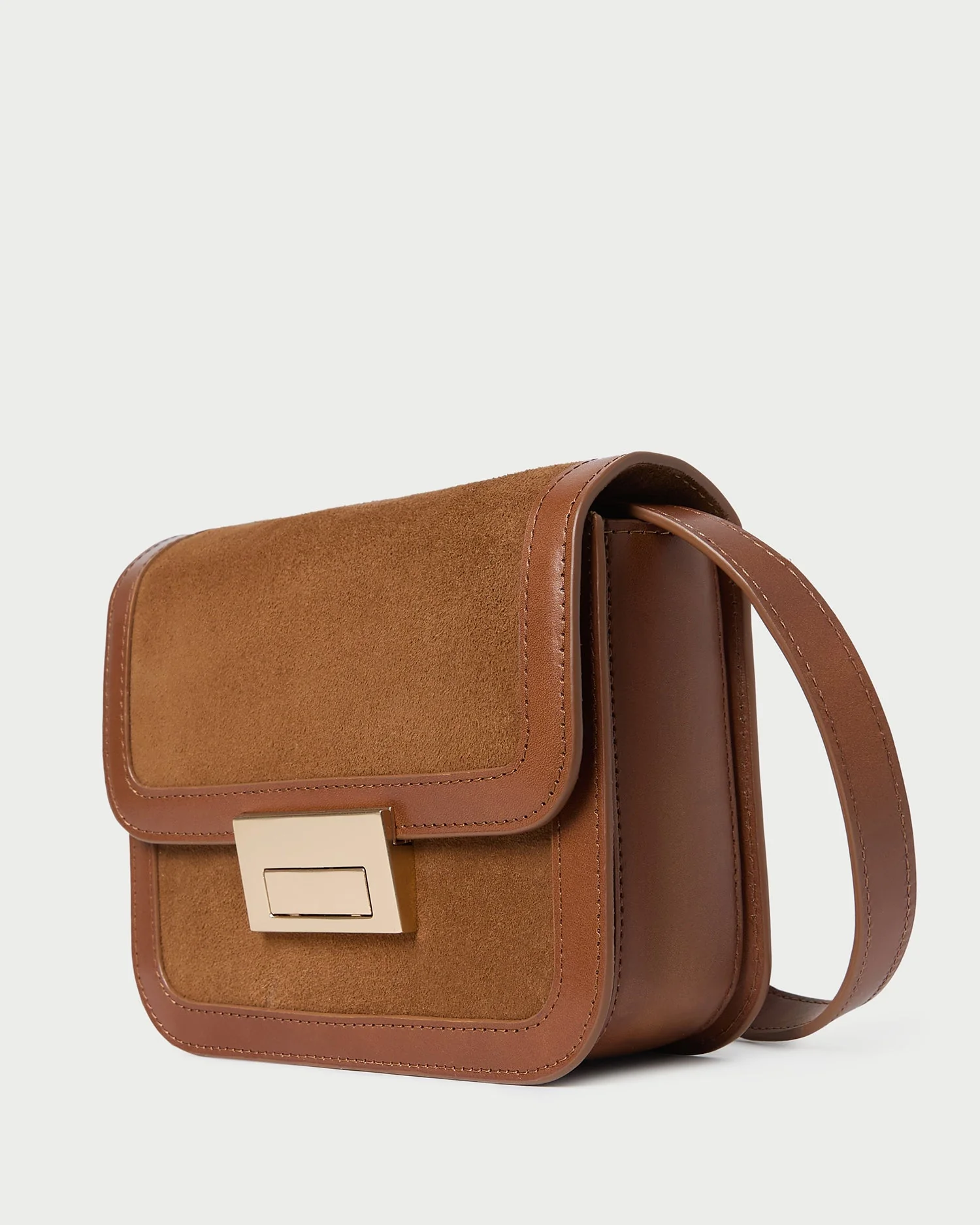 Loeffler Randall - Desi Cacao Suede Crossbody - Image 2