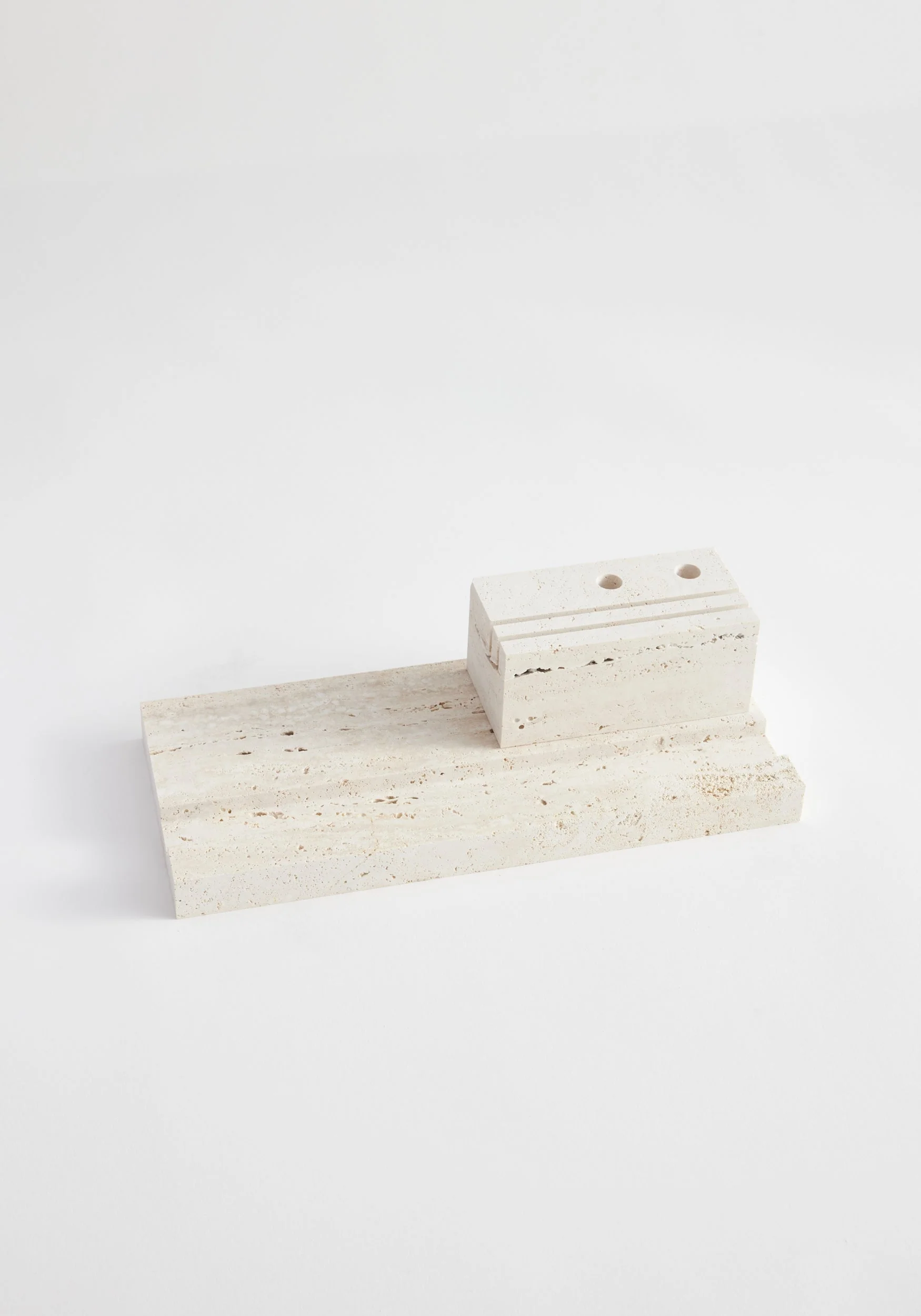 ROHE - Desk organizer | travertine - Image 2