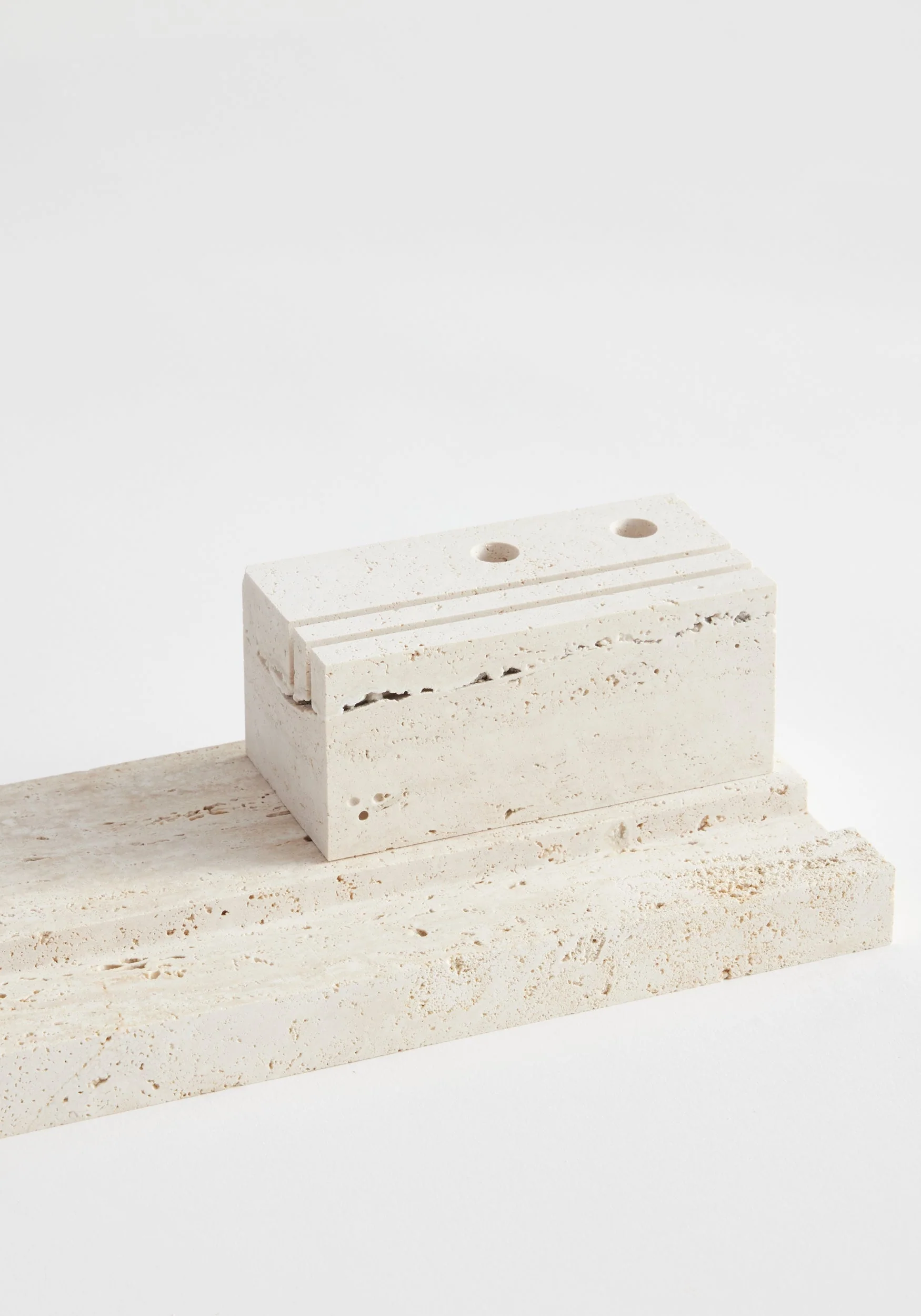 ROHE - Desk organizer | travertine - Image 3