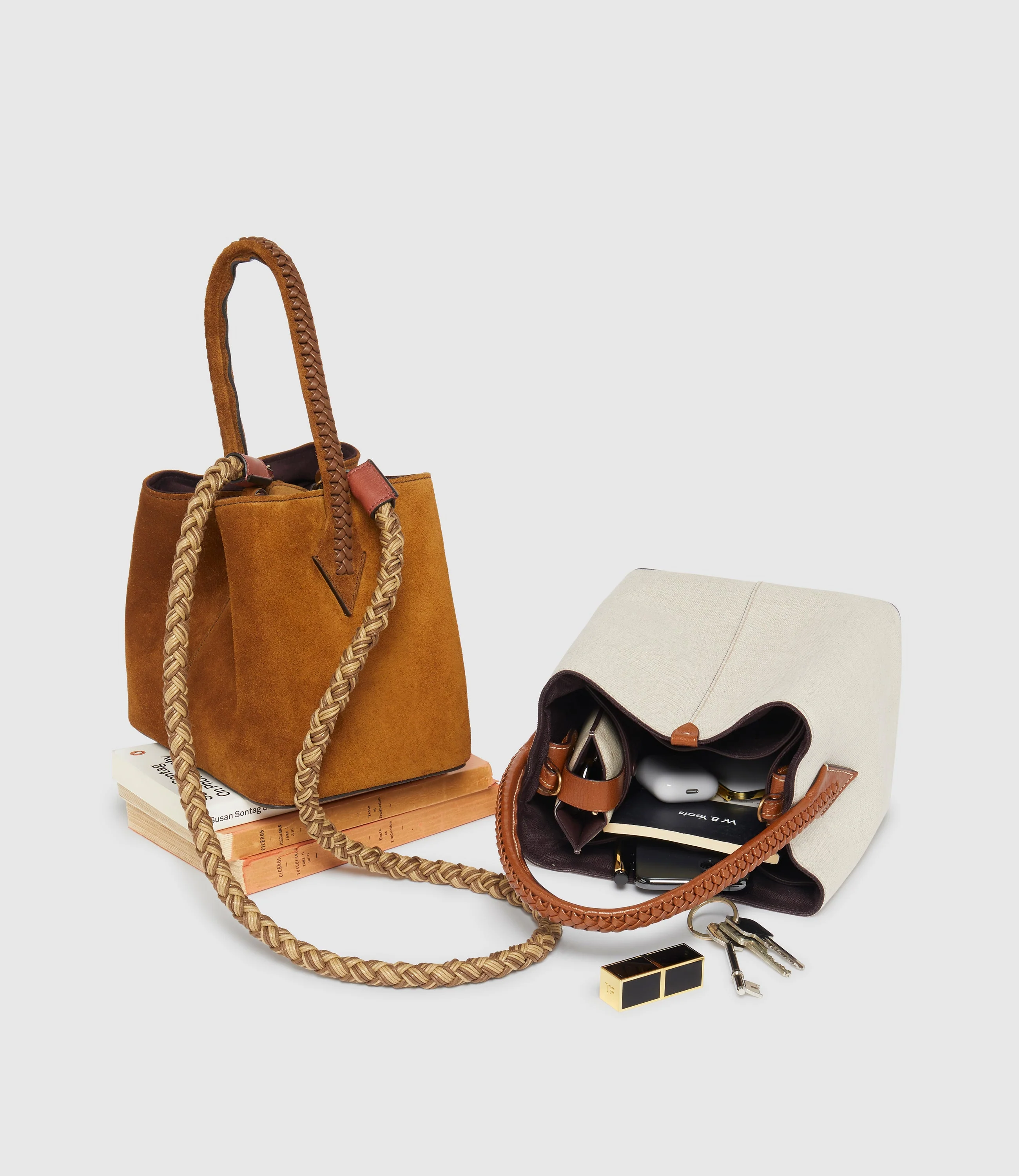 Metier - Detachable Corded Strap Sand and Brown - Image 3