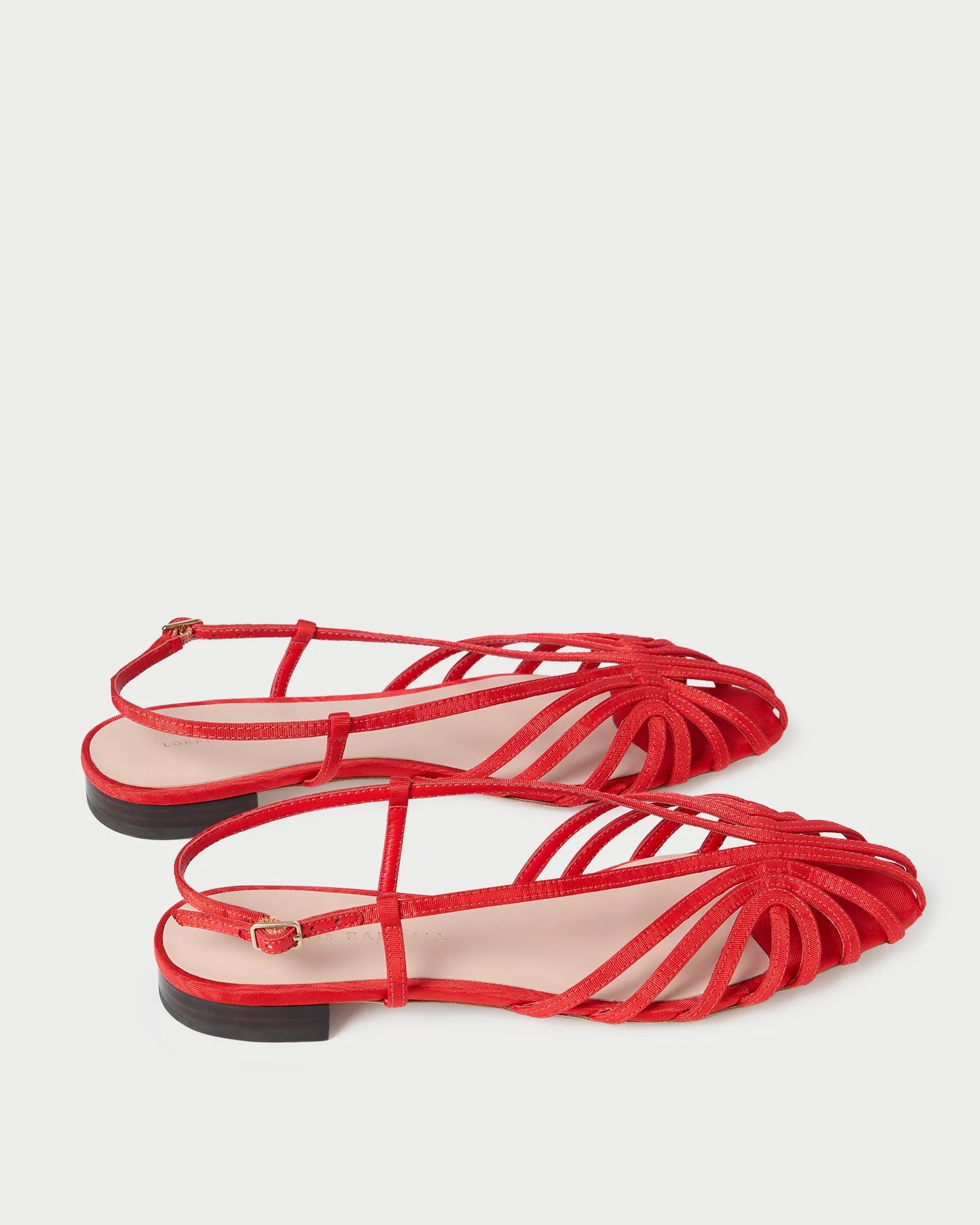 Loeffler Randall - Devon Red Moiré Slingback Sandal - Image 5