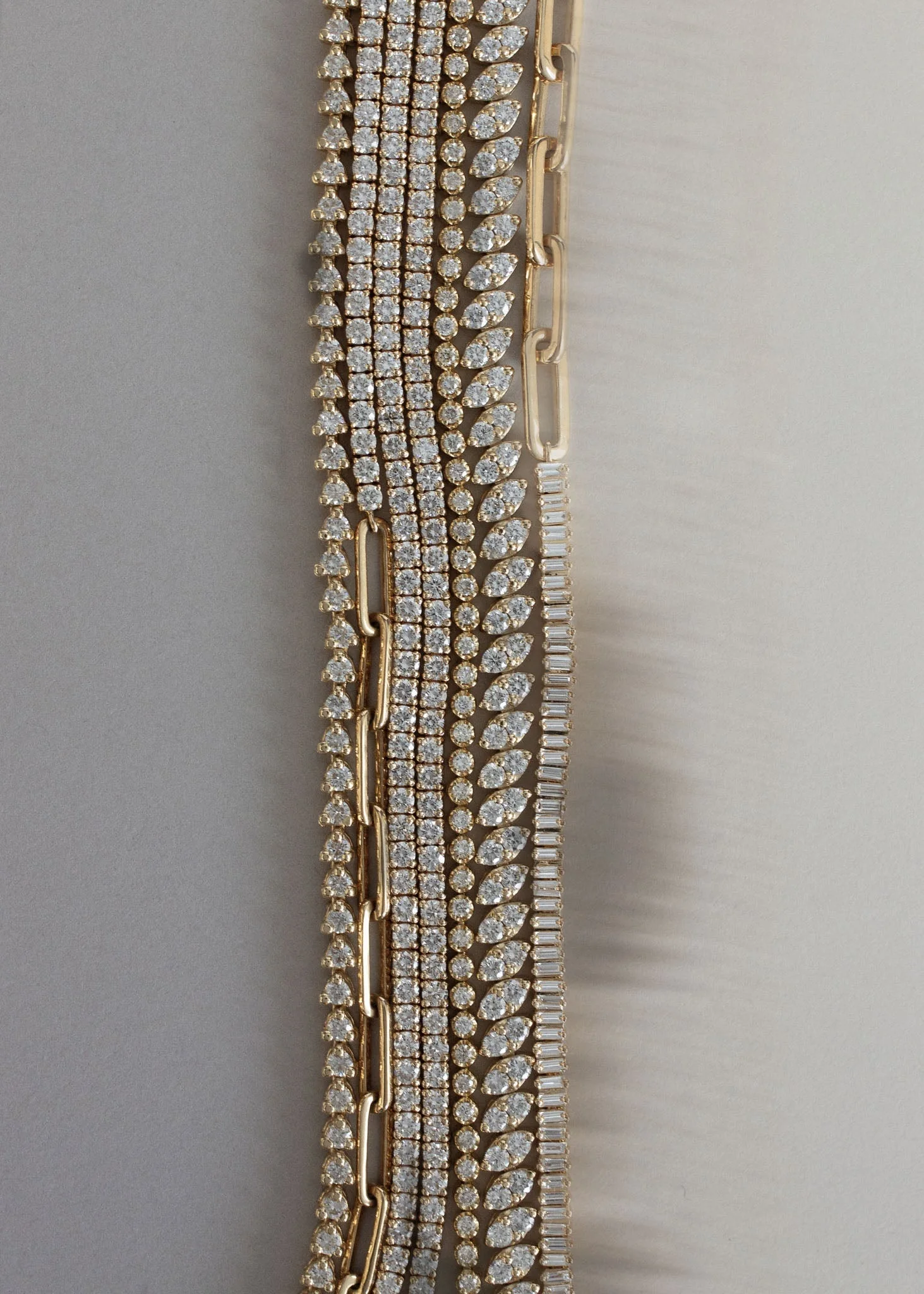 Kinn - Classic Diana Tennis Bracelet 3.20ctw White Gold - Image 6