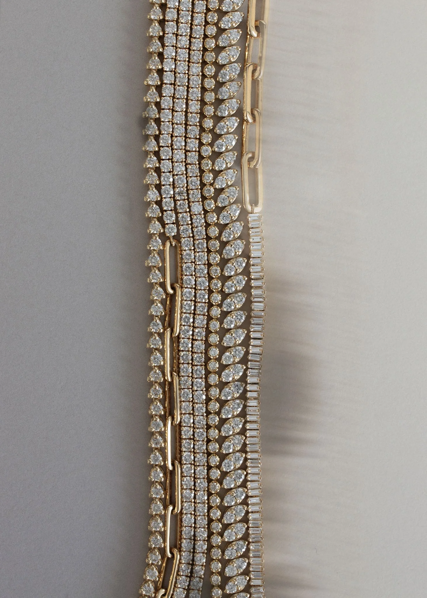 Kinn - Classic Diana Tennis Bracelet 3.20ctw Yellow Gold - Image 8