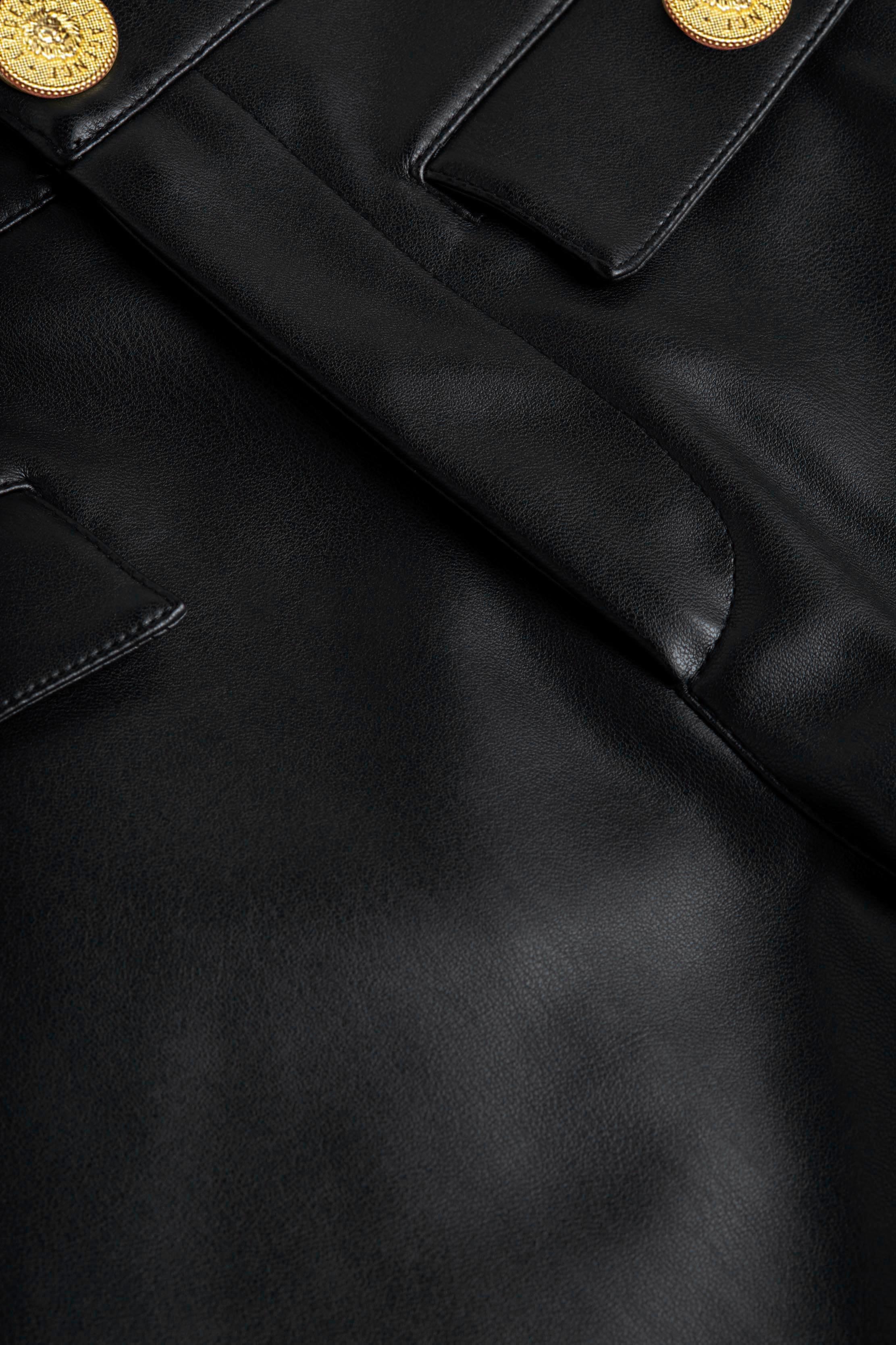 L'AGENCE - Dionne Vegan Leather Short - Image 5