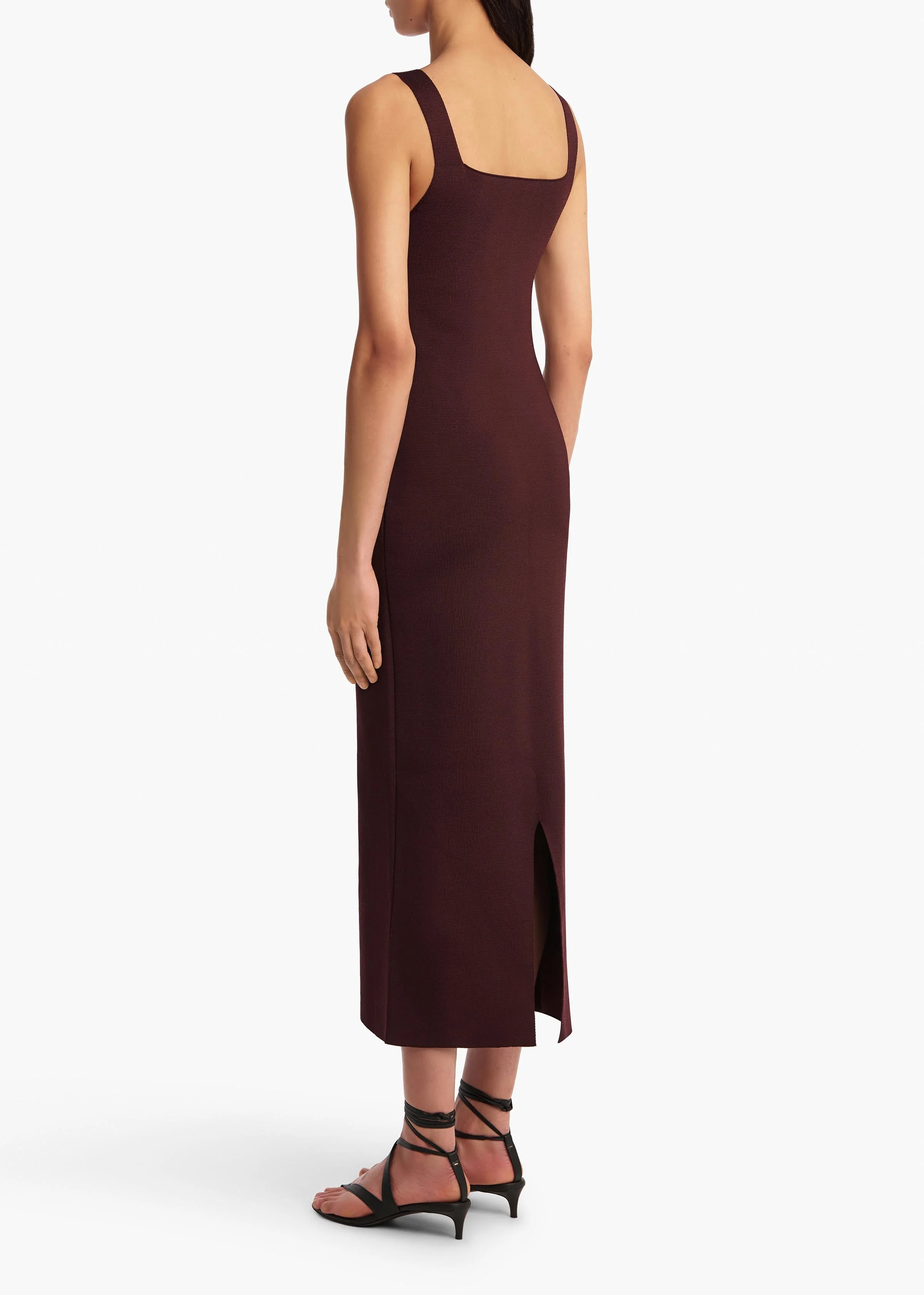 Khaite - Dixi Dress in Almandine - Image 11