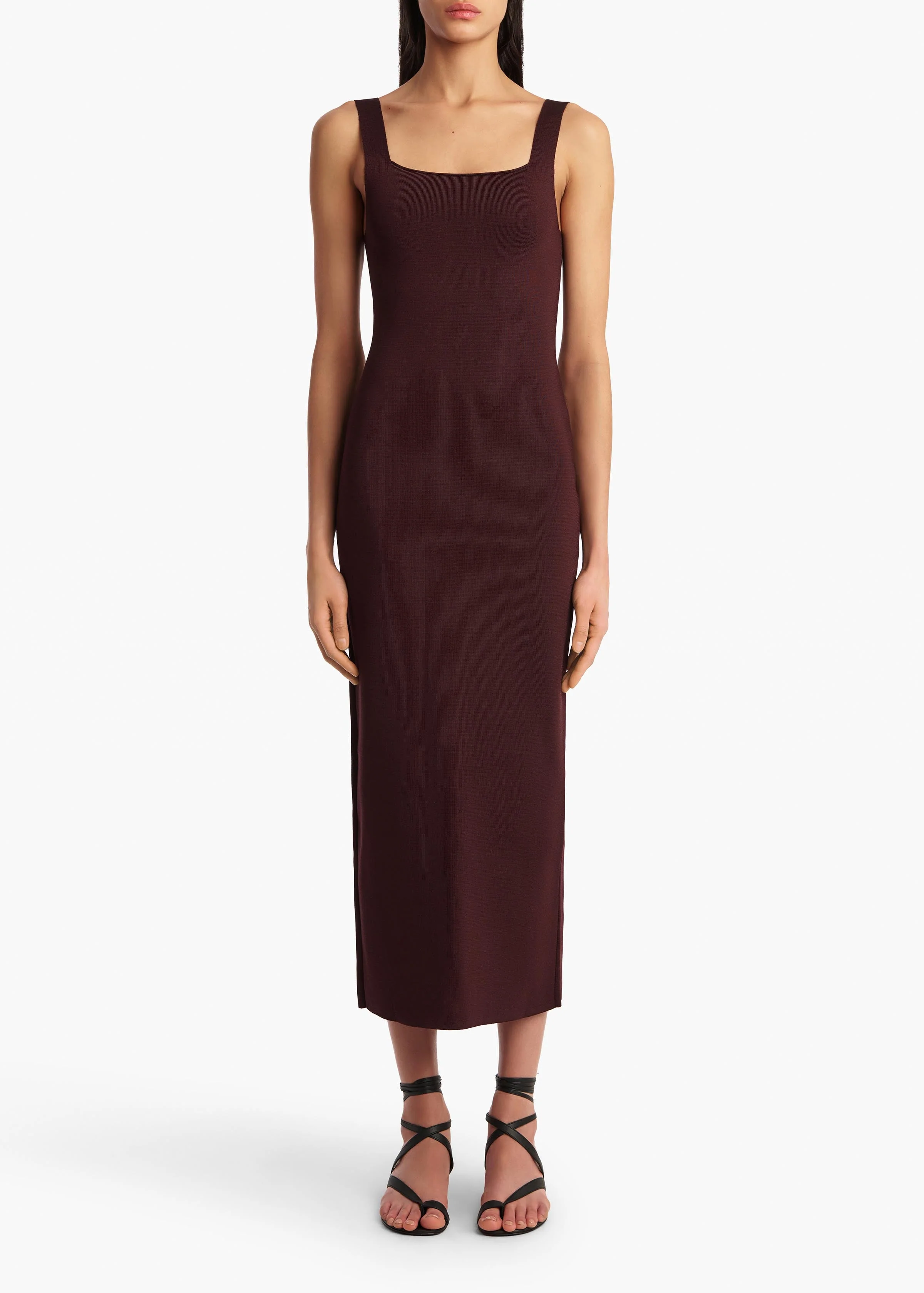 Khaite - Dixi Dress in Almandine - Image 3