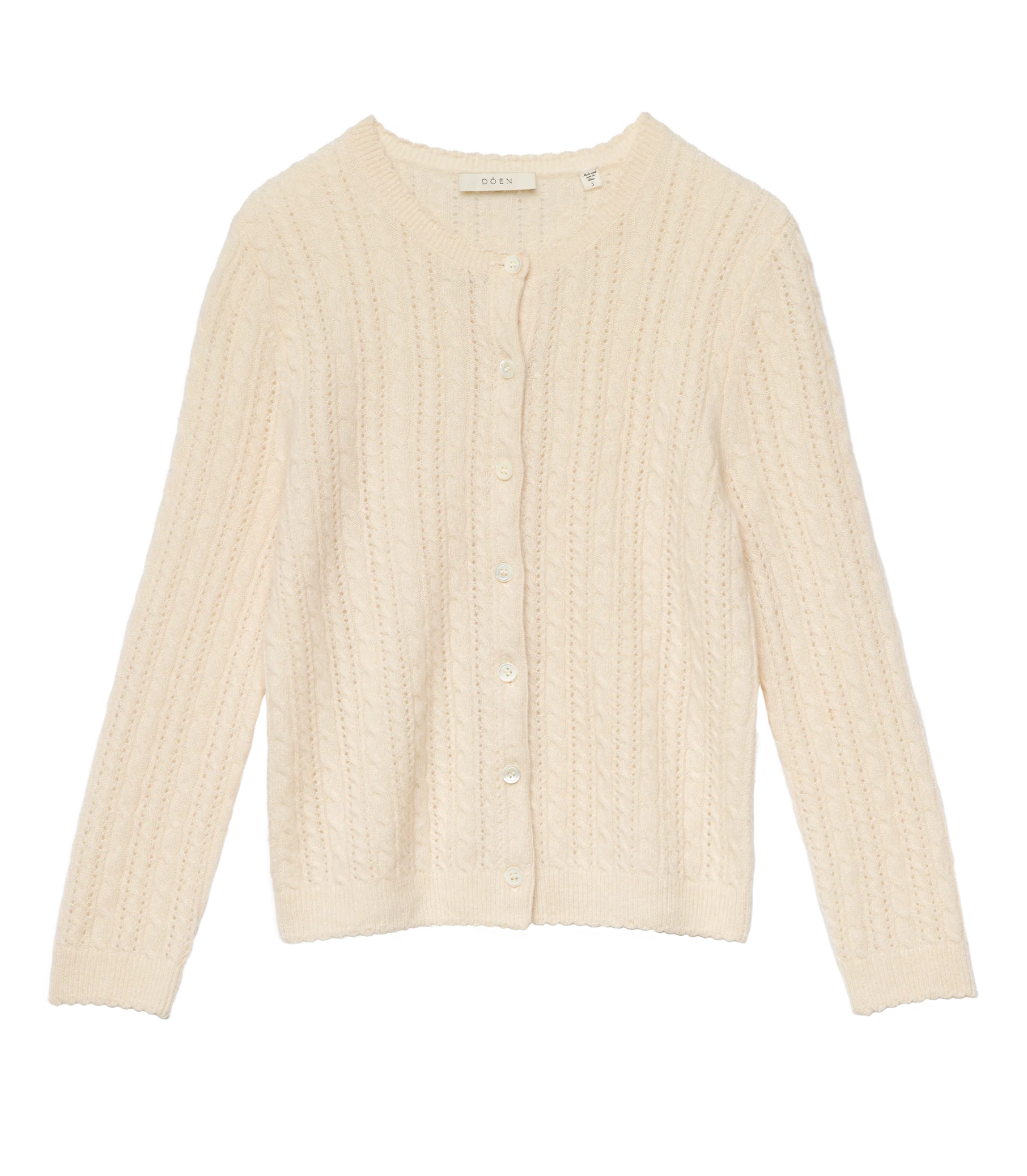 DOEN - DANAE CASHMERE CABLE CARDIGAN - Image 7