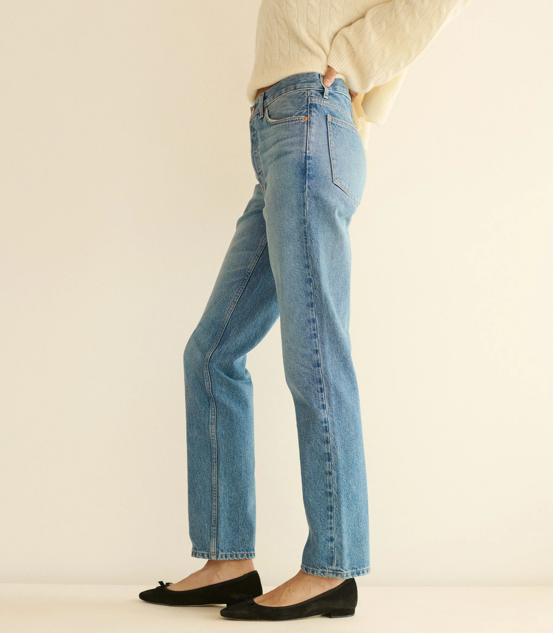 DOEN - DIANA MID RISE JEAN - Image 9
